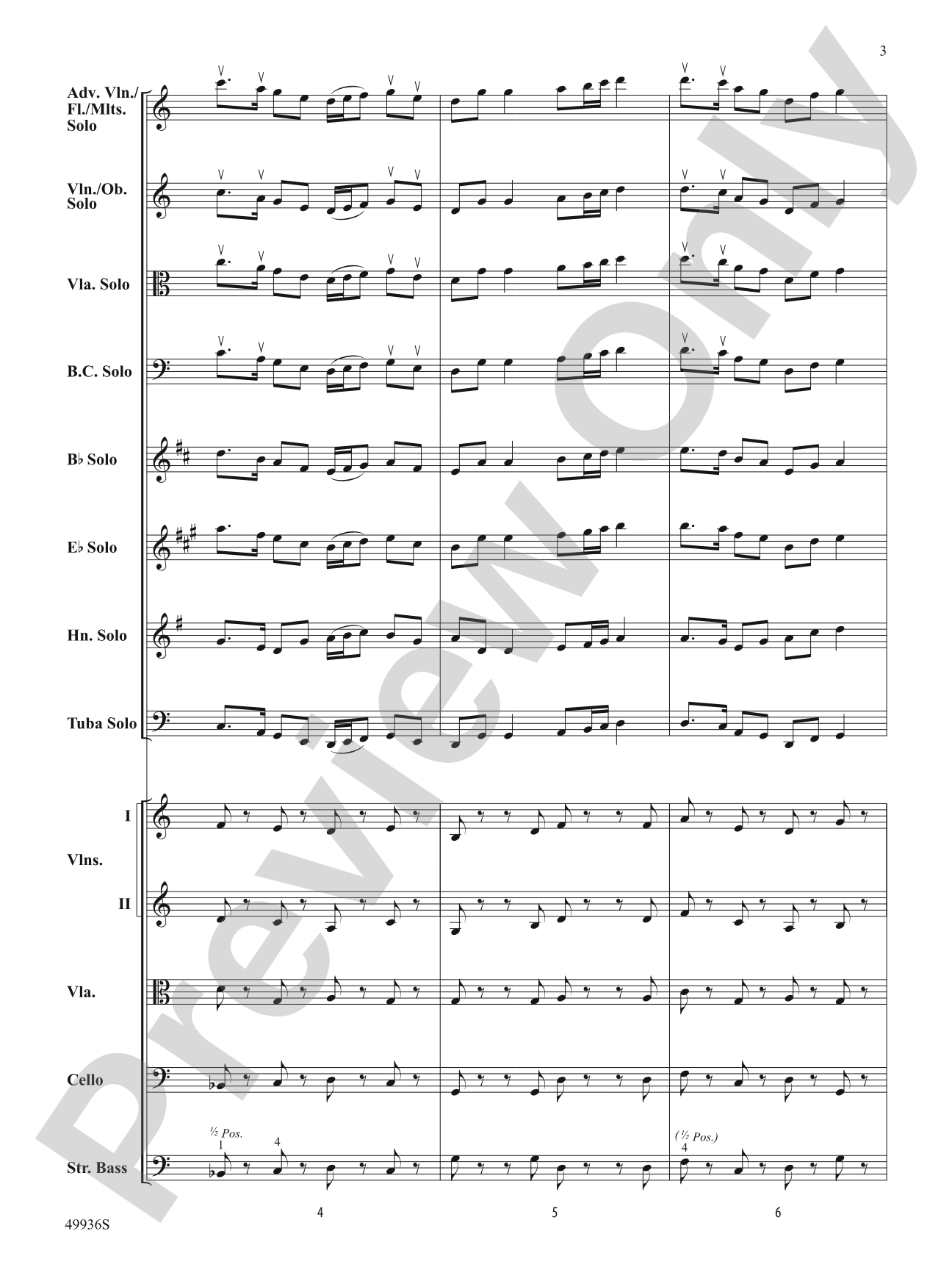 A Chameleon Concerto: String Orchestra Conductor Score & Parts