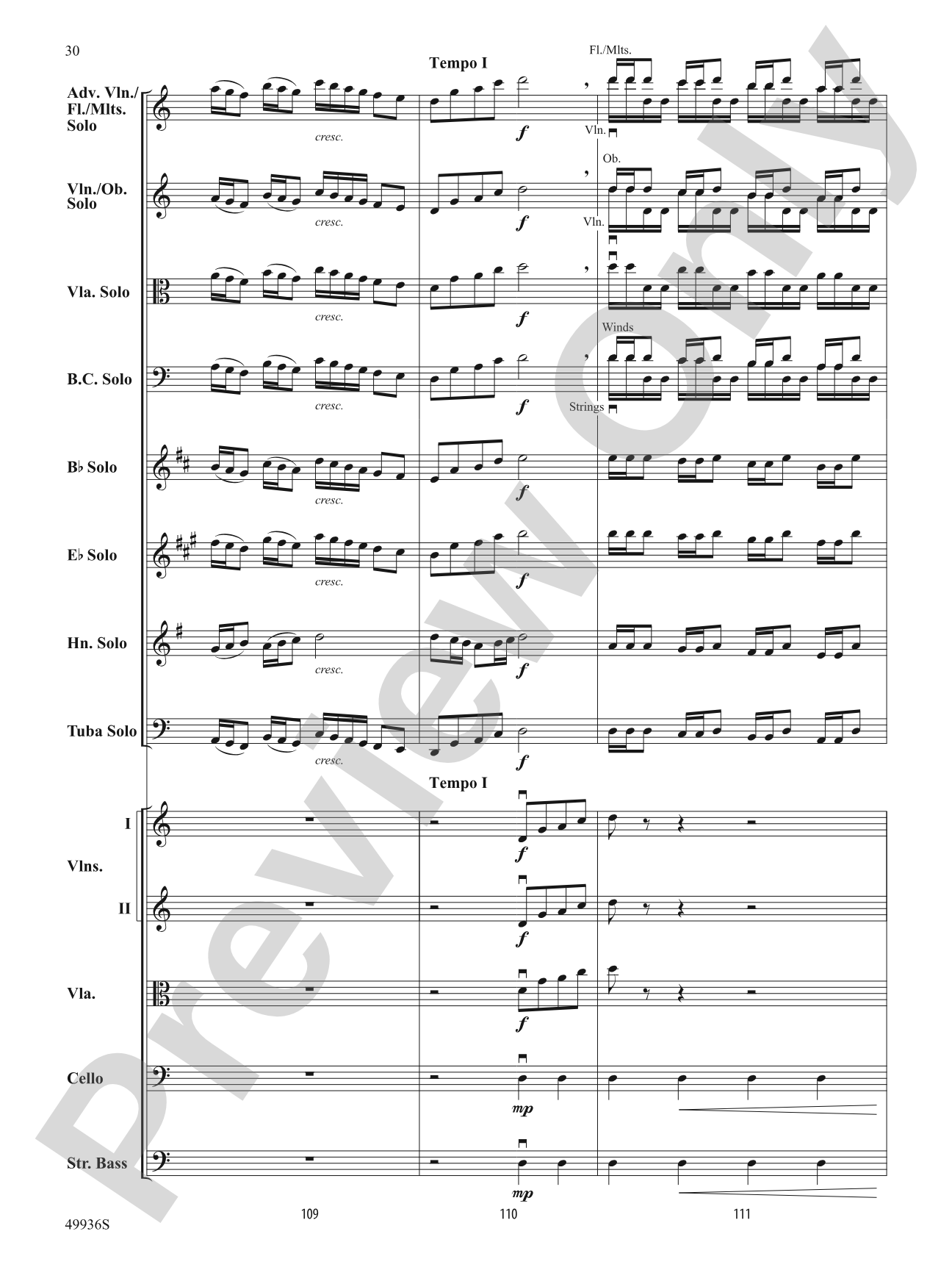 A Chameleon Concerto: String Orchestra Conductor Score & Parts