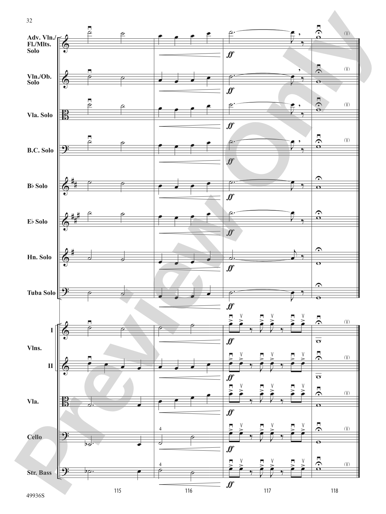 A Chameleon Concerto: String Orchestra Conductor Score & Parts