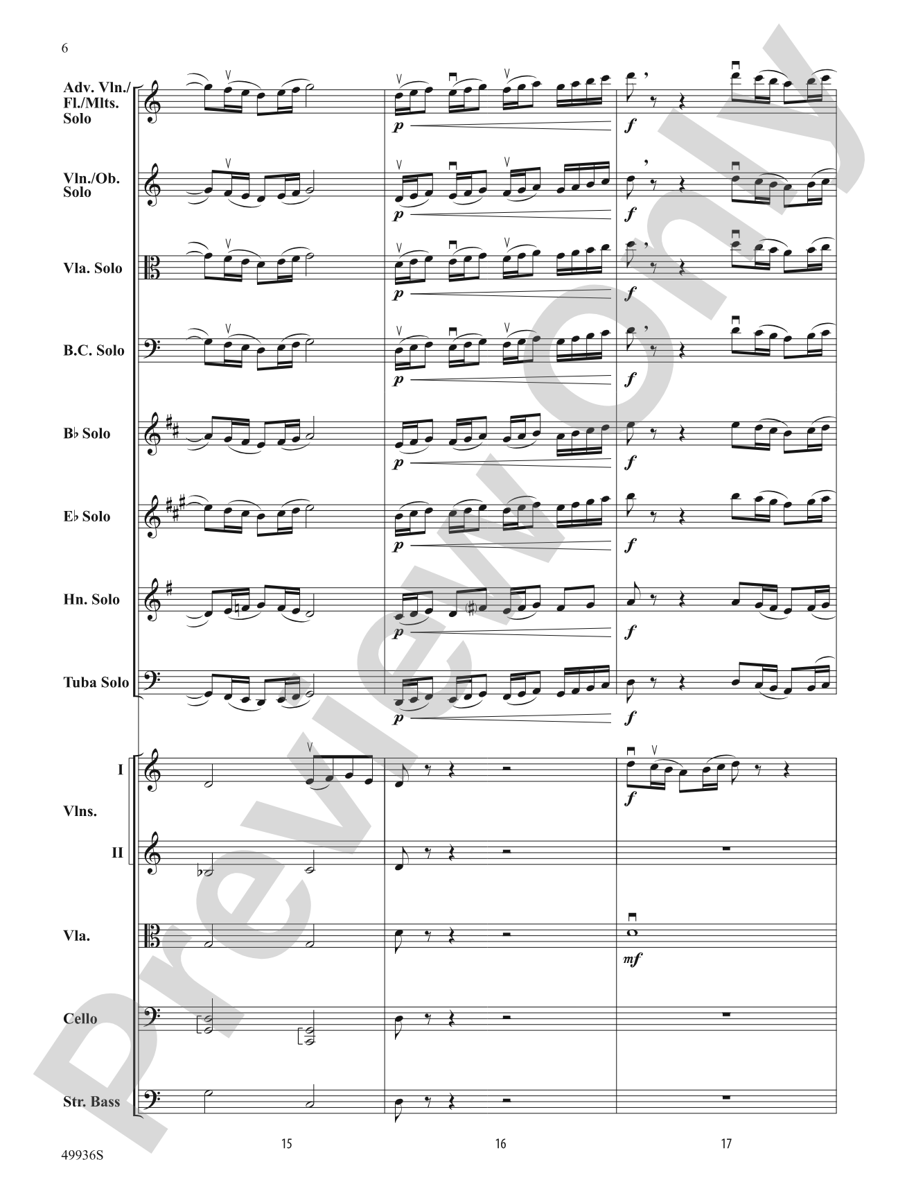A Chameleon Concerto: String Orchestra Conductor Score & Parts