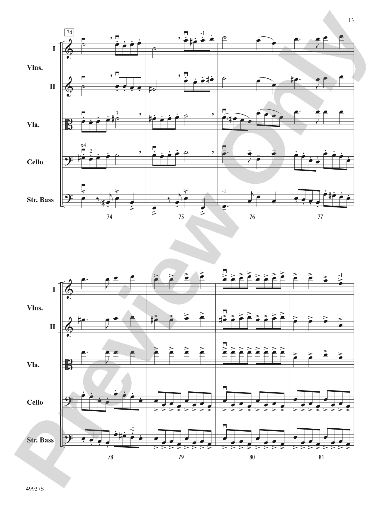 Tango Traicionero: String Orchestra Conductor Score & Parts