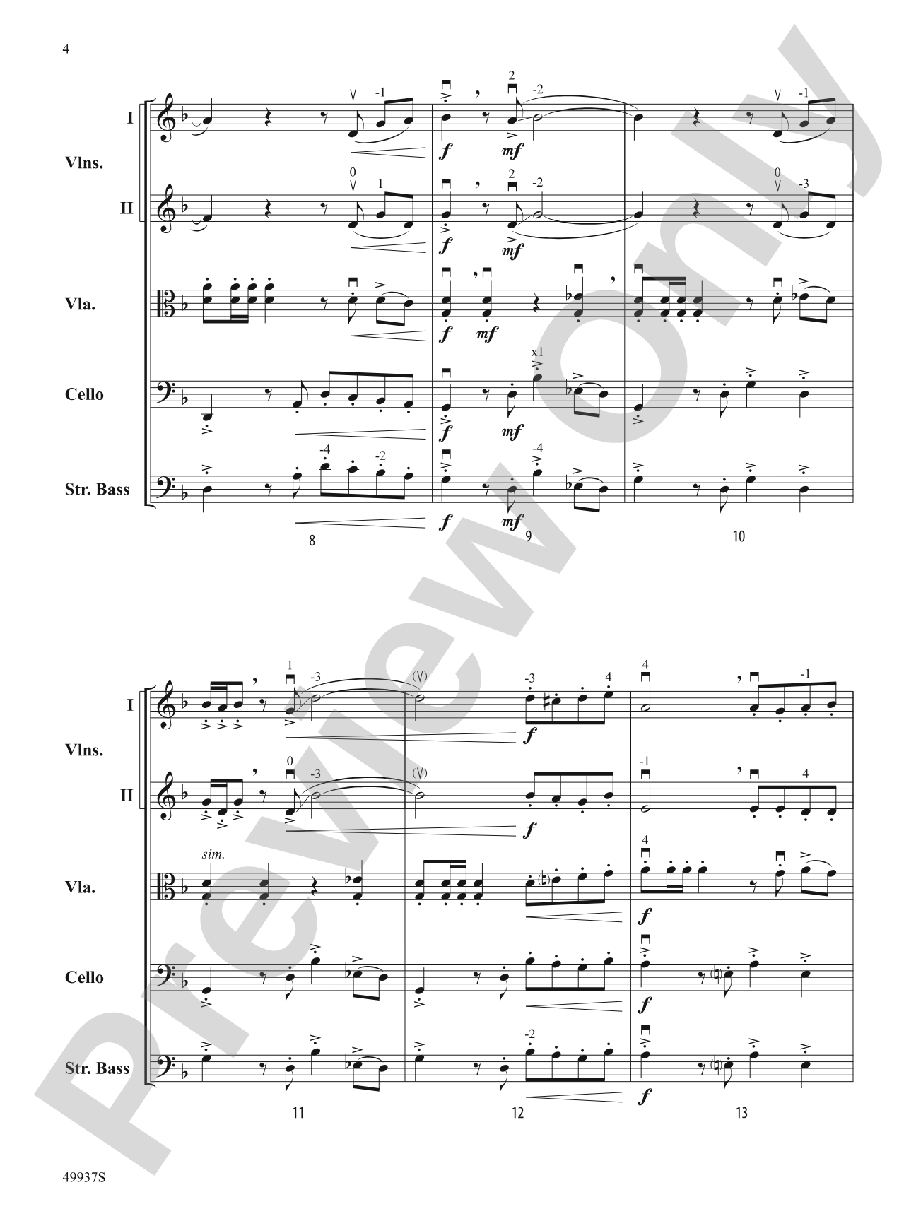 Tango Traicionero: String Orchestra Conductor Score & Parts