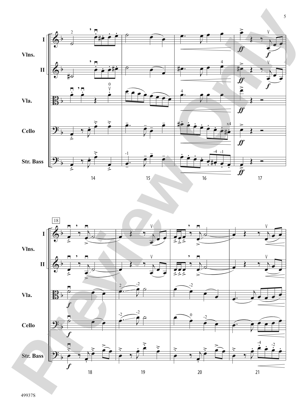 Tango Traicionero: String Orchestra Conductor Score & Parts