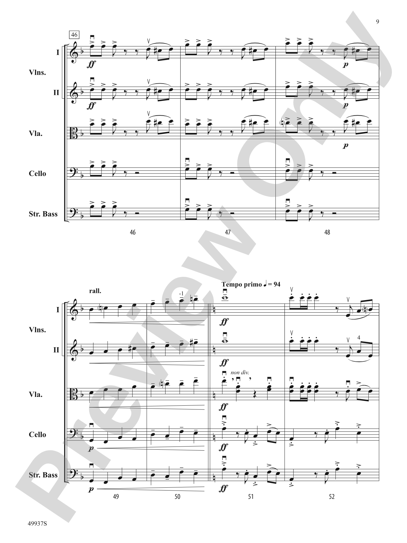 Tango Traicionero: String Orchestra Conductor Score & Parts