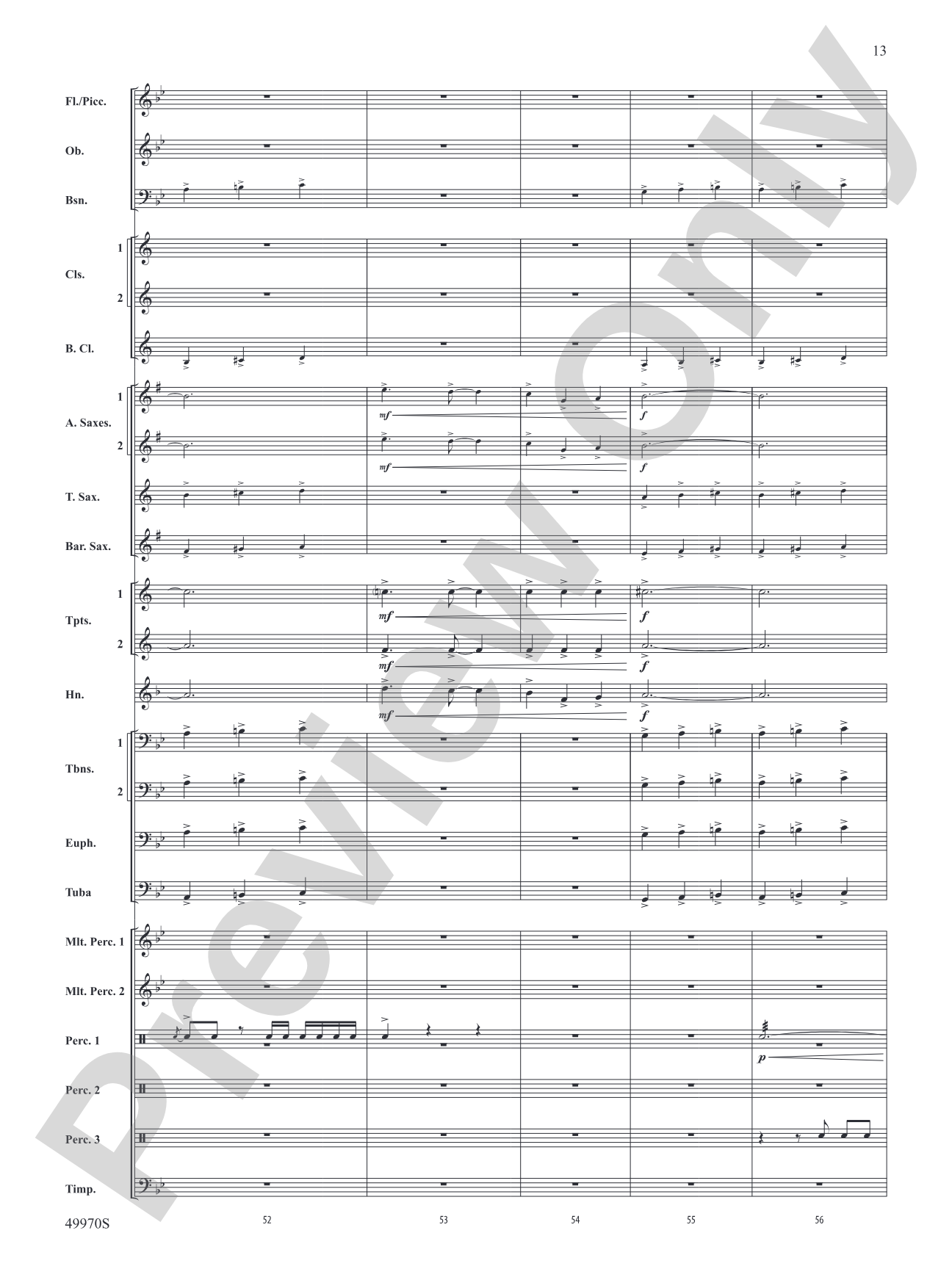 Proxima B: Concert Band Conductor Score & Parts