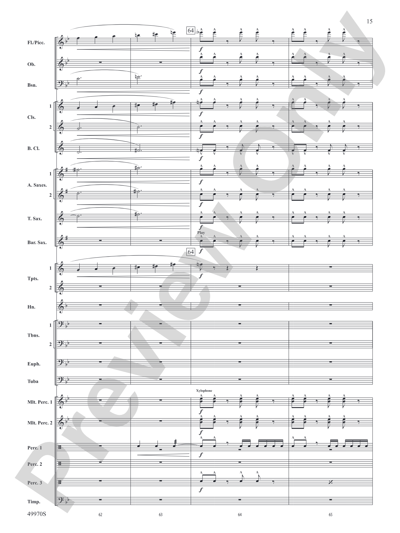 Proxima B: Concert Band Conductor Score & Parts
