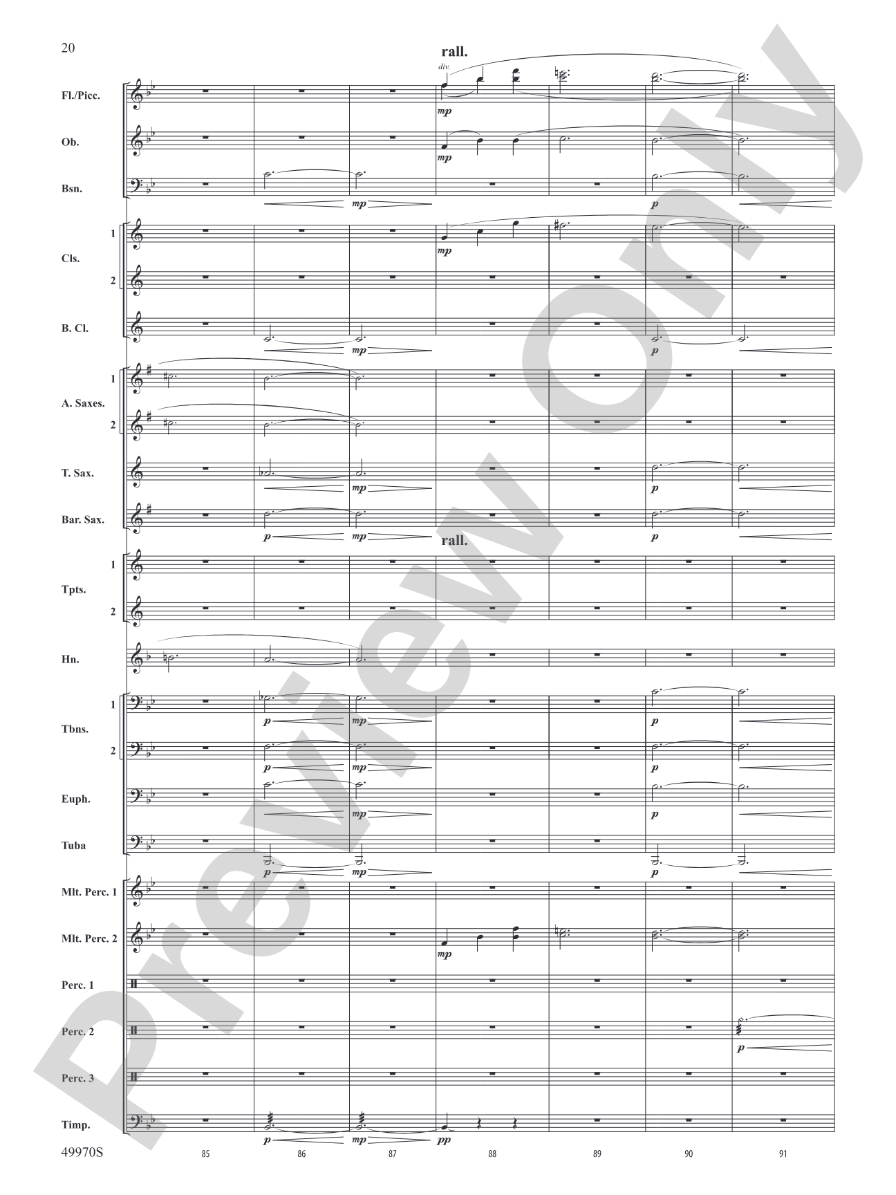 Proxima B: Concert Band Conductor Score & Parts