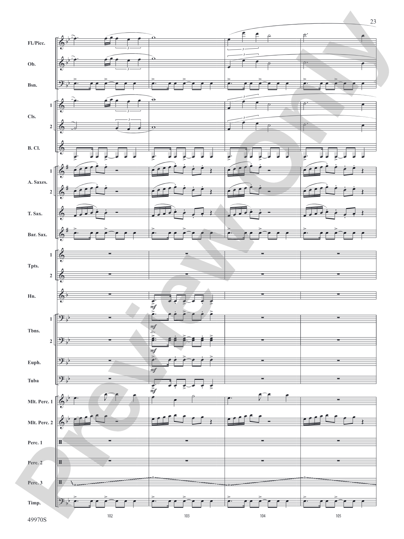 Proxima B: Concert Band Conductor Score & Parts