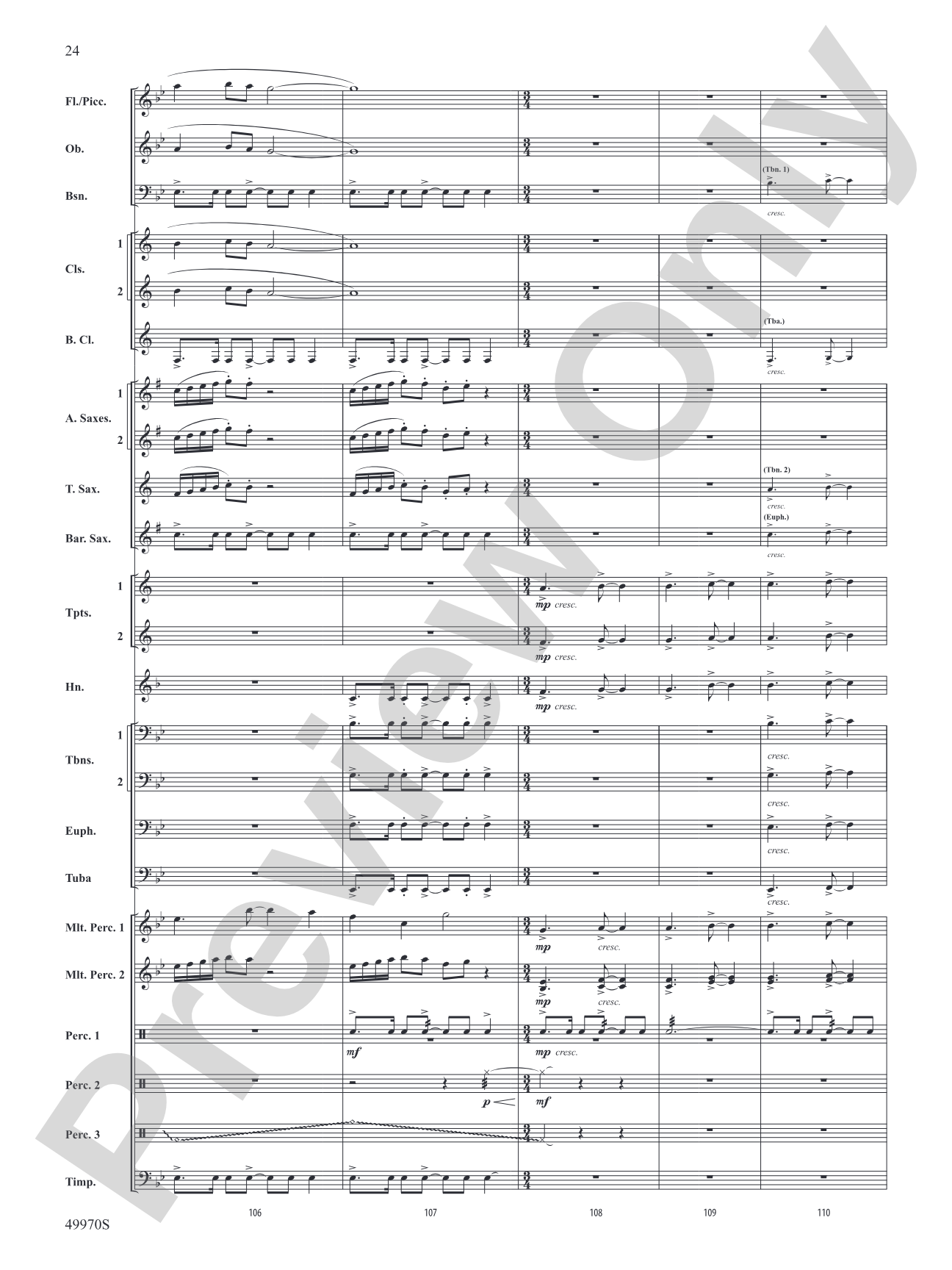 Proxima B: Concert Band Conductor Score & Parts