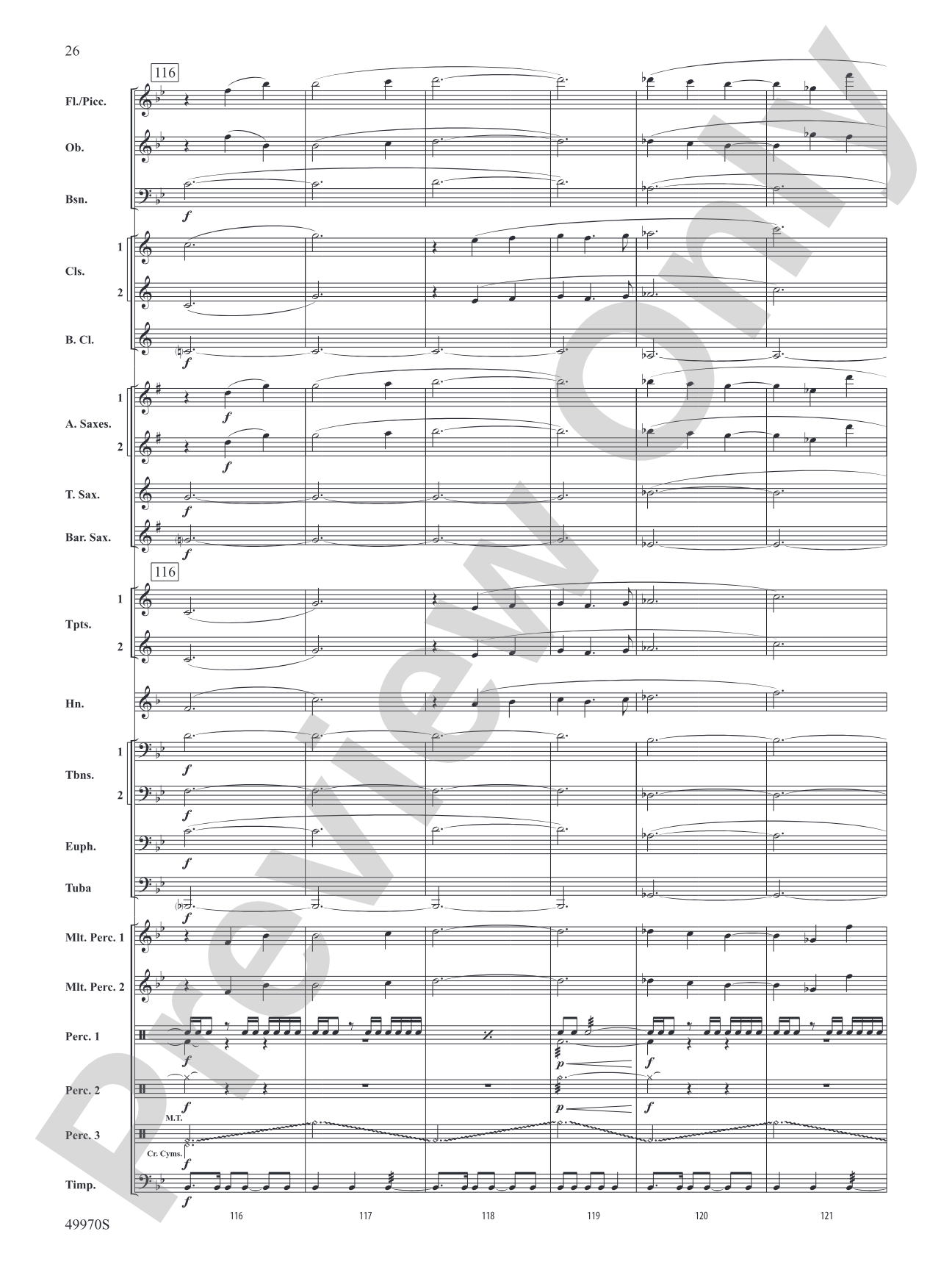 Proxima B: Concert Band Conductor Score & Parts