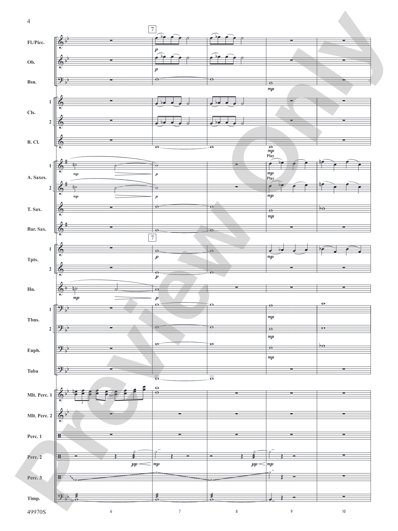Proxima B: Concert Band Conductor Score & Parts