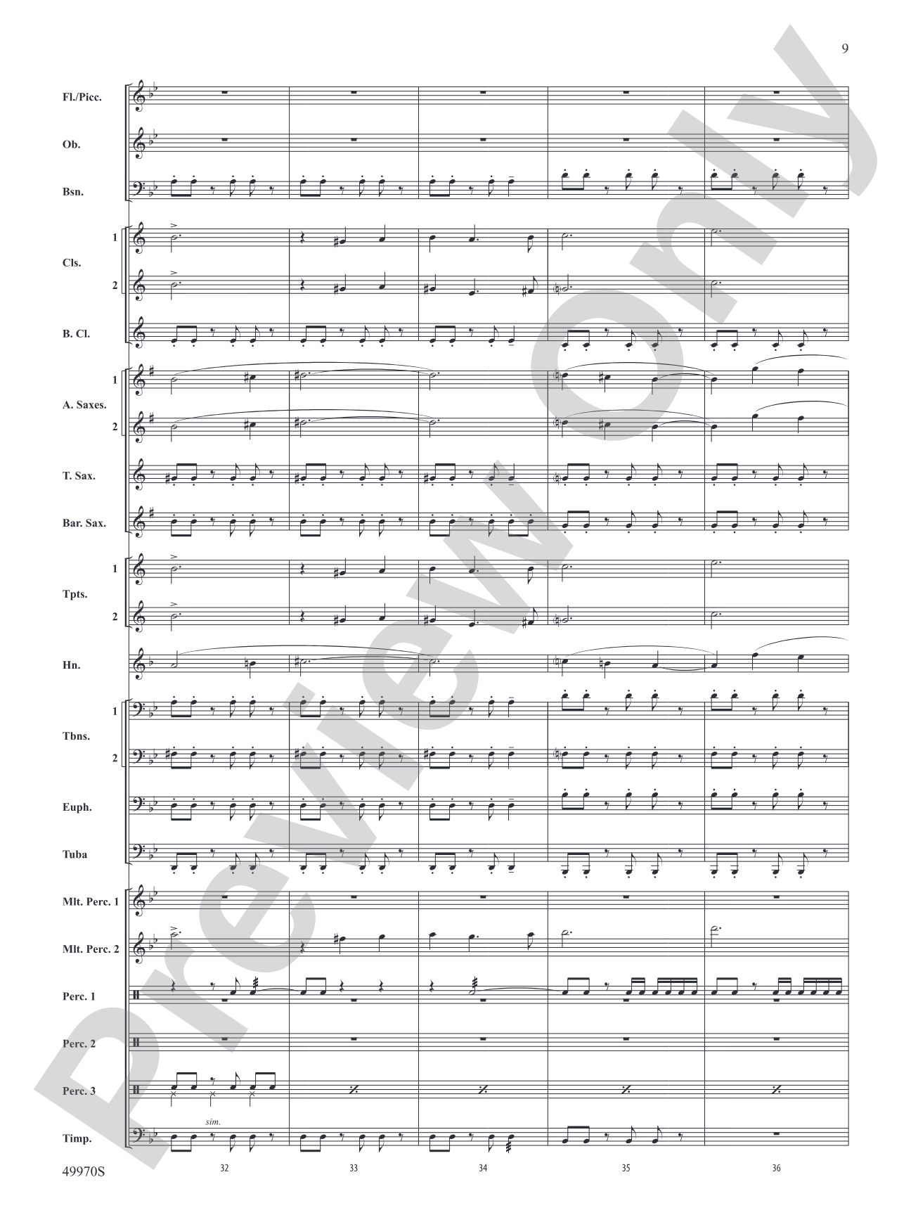 Proxima B: Concert Band Conductor Score & Parts