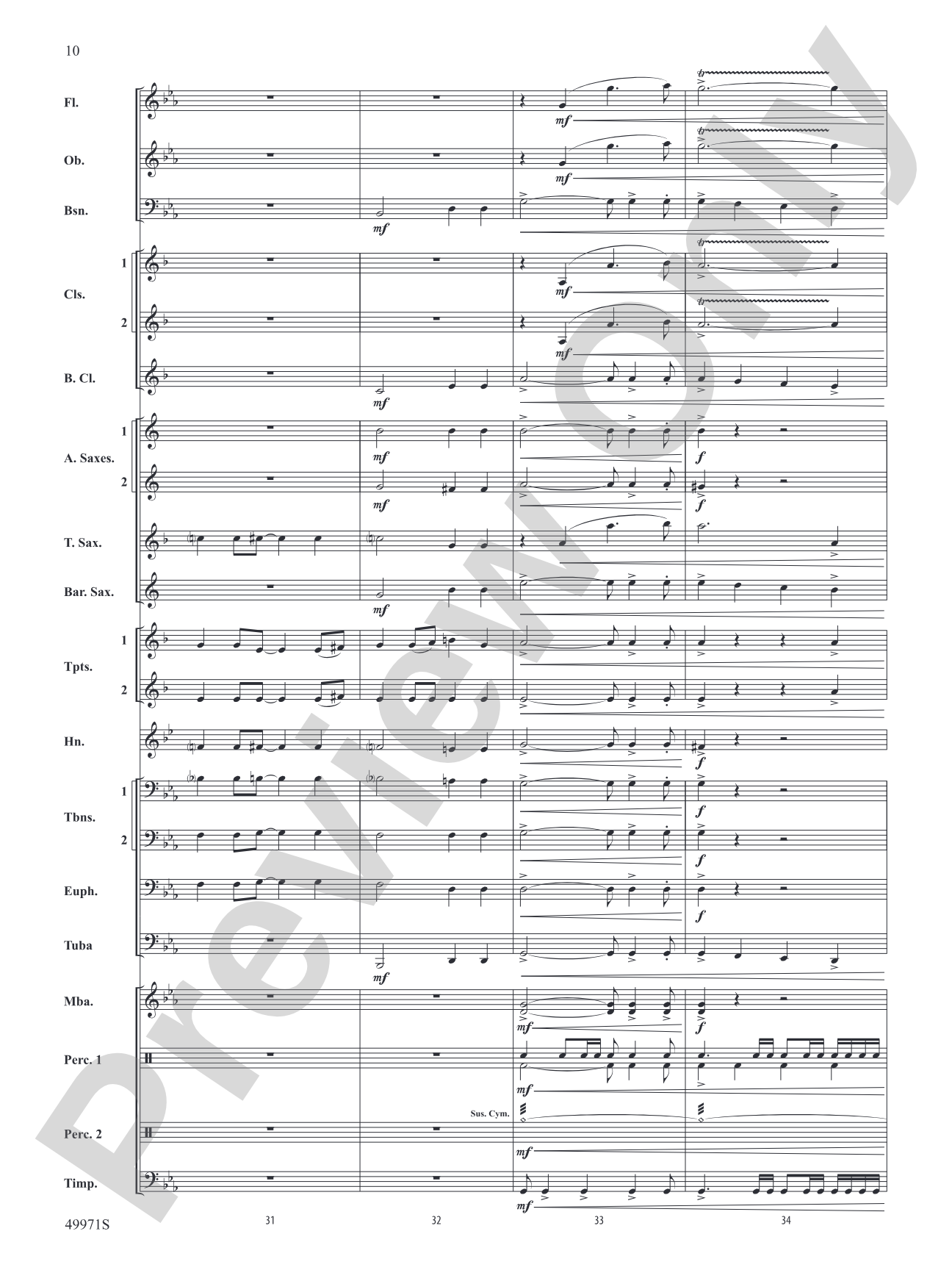Rio Bravo: Concert Band Conductor Score & Parts