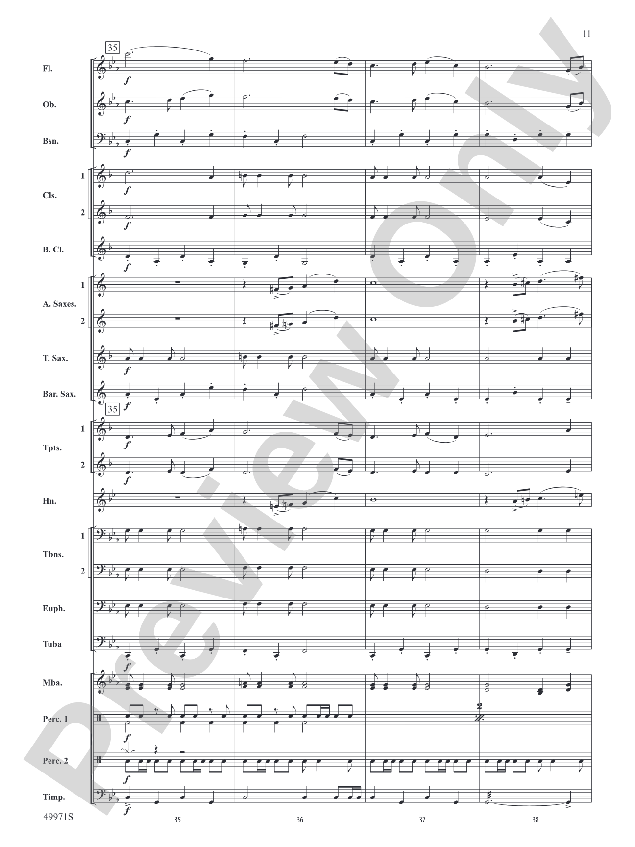 Rio Bravo: Concert Band Conductor Score & Parts