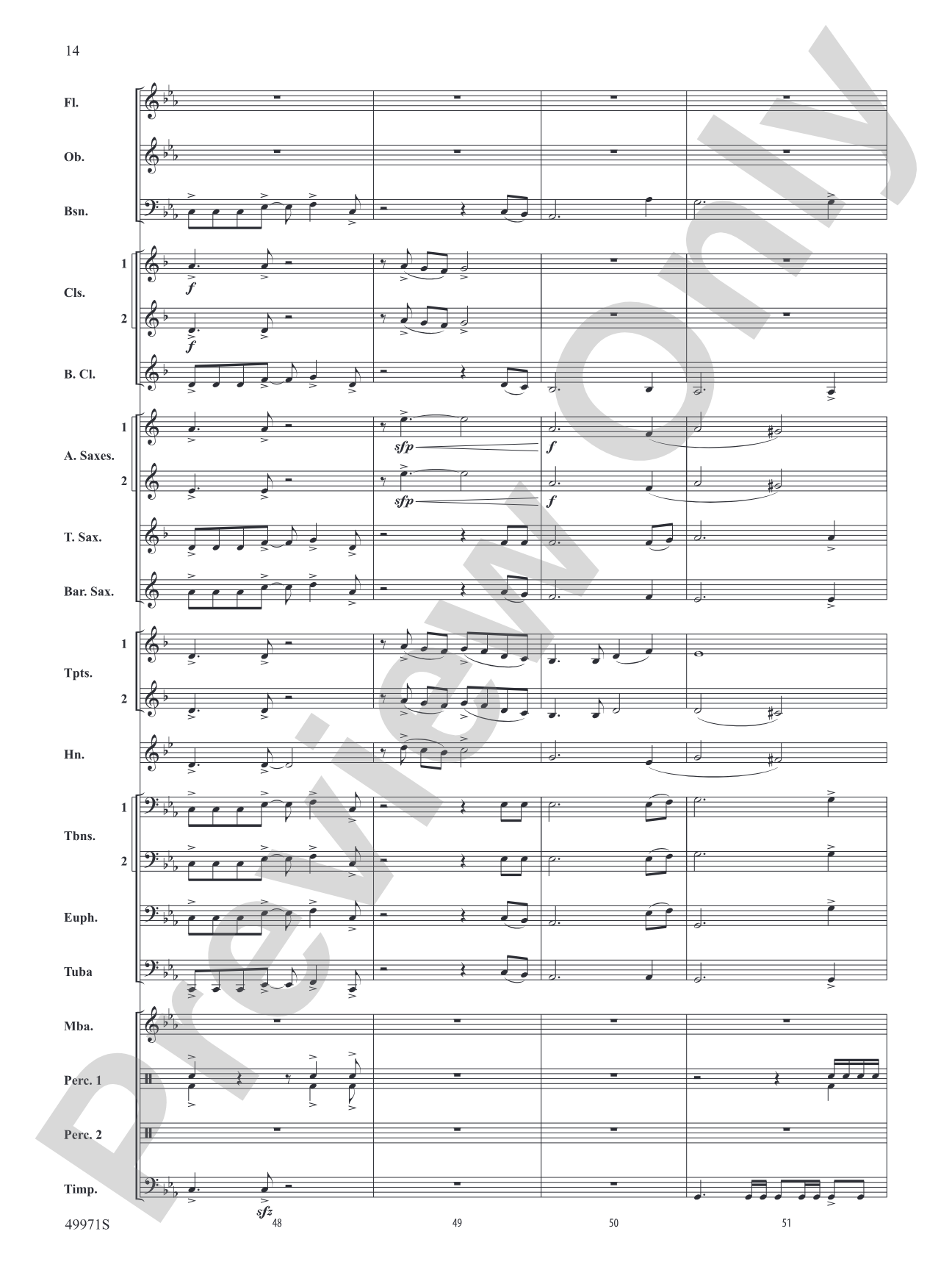 Rio Bravo: Concert Band Conductor Score & Parts