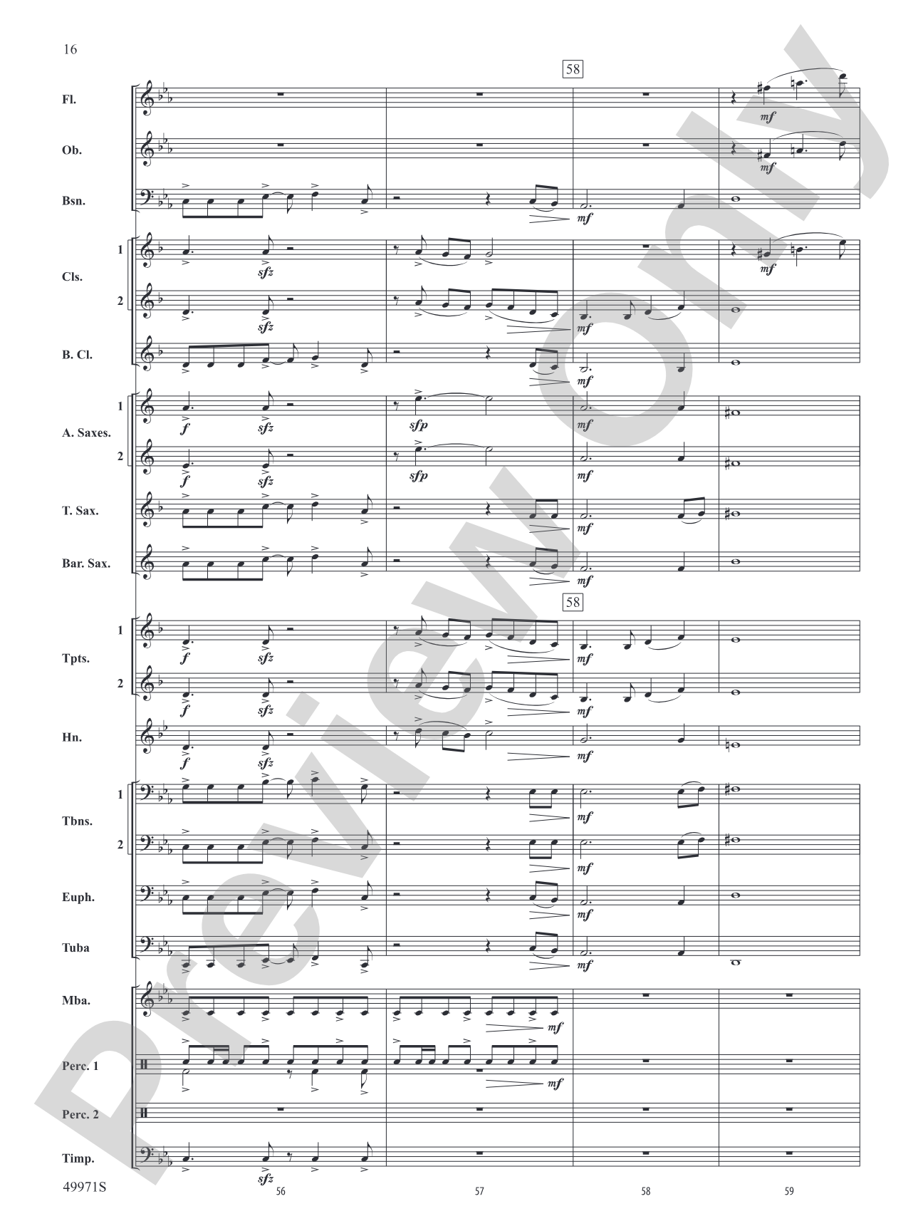 Rio Bravo: Concert Band Conductor Score & Parts