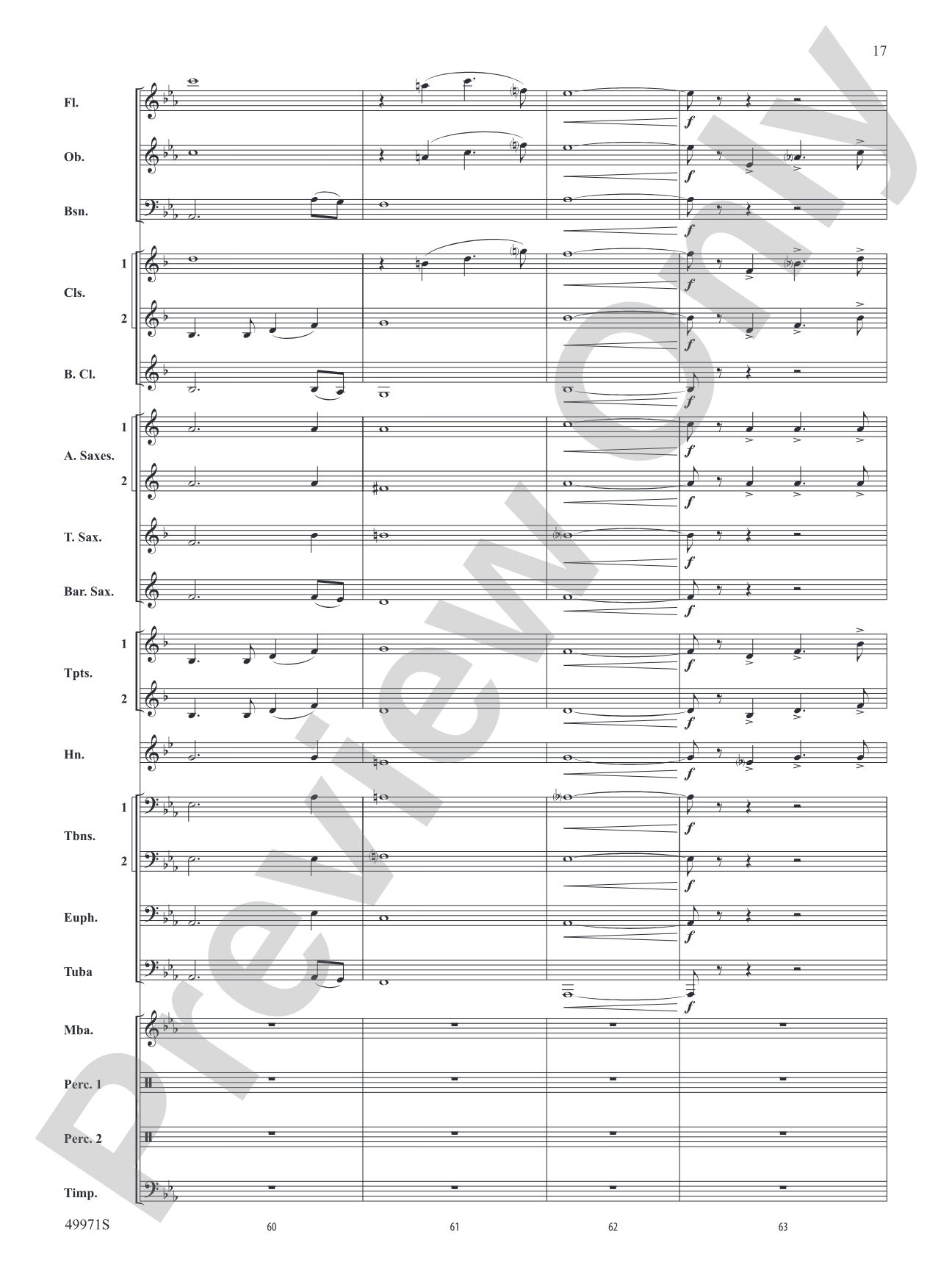 Rio Bravo: Concert Band Conductor Score & Parts
