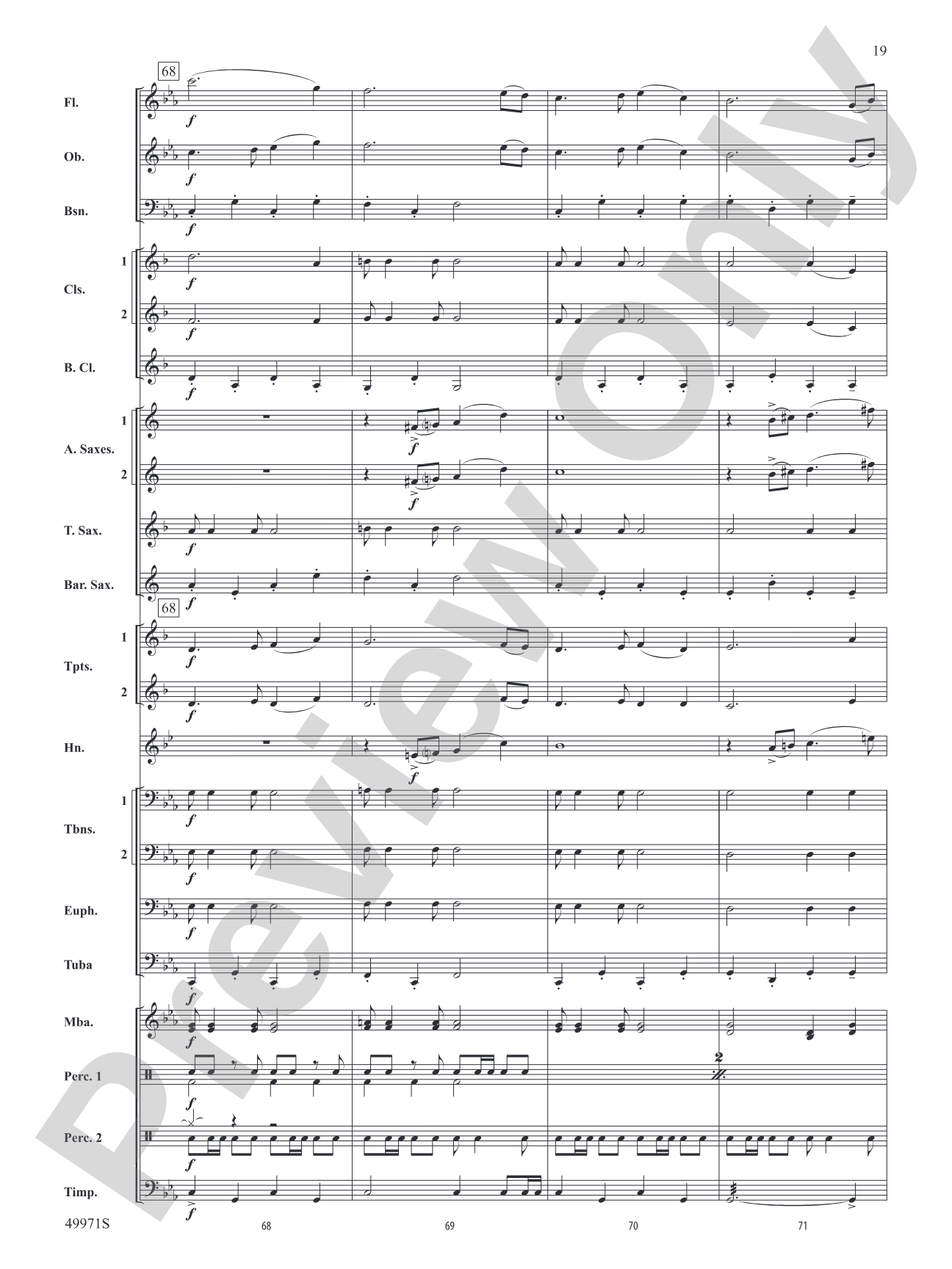 Rio Bravo: Concert Band Conductor Score & Parts