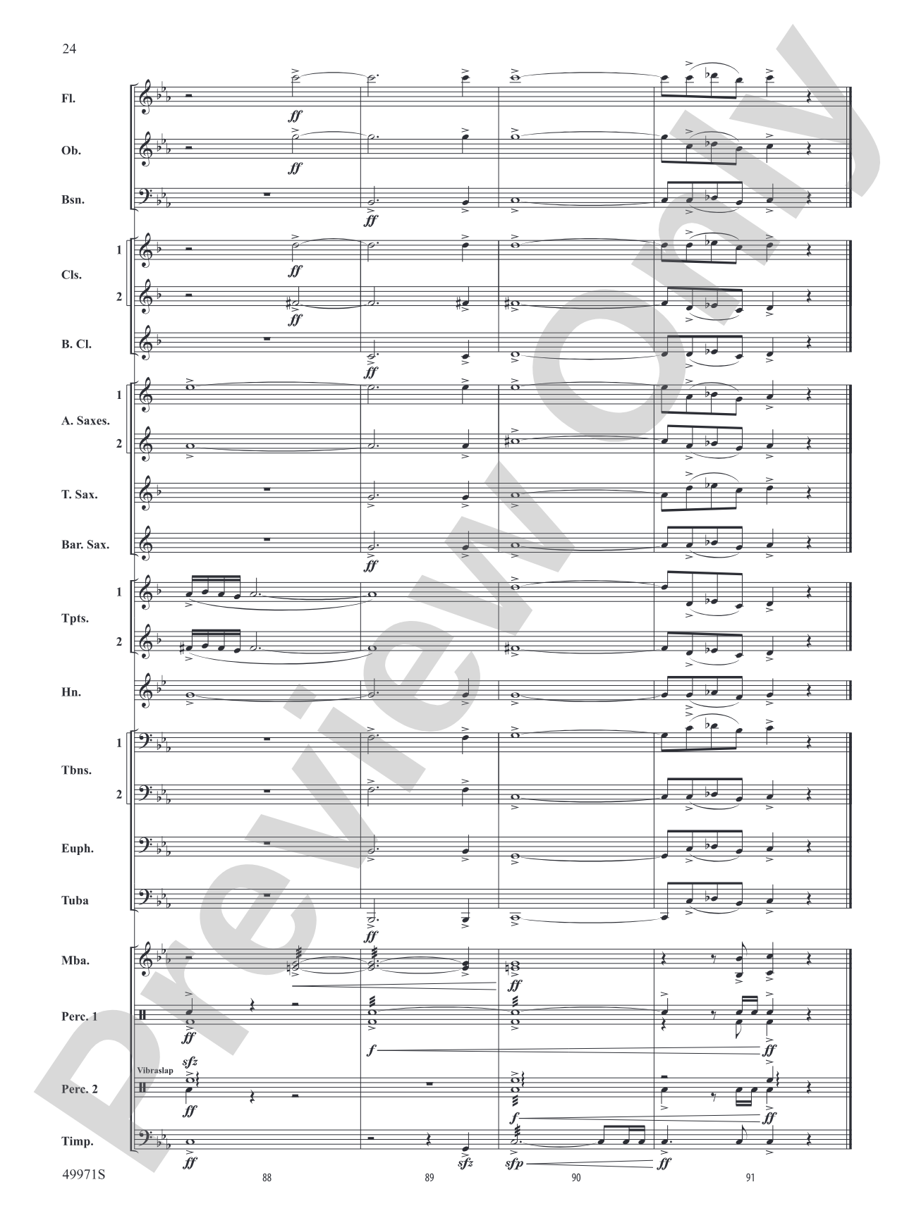 Rio Bravo: Concert Band Conductor Score & Parts