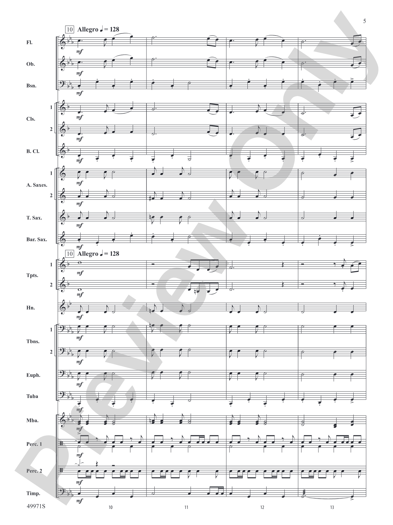 Rio Bravo: Concert Band Conductor Score & Parts