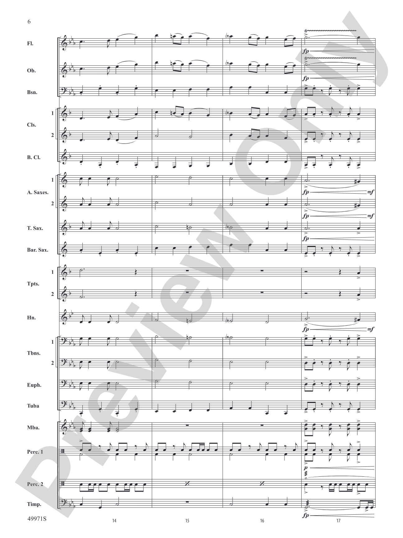 Rio Bravo: Concert Band Conductor Score & Parts