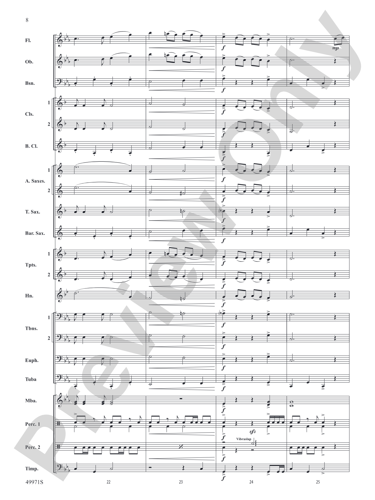 Rio Bravo: Concert Band Conductor Score & Parts