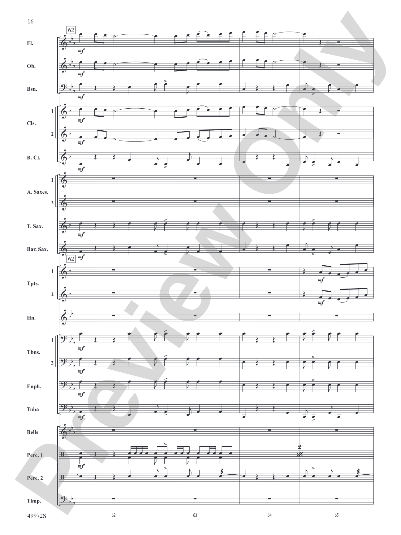 Run Toward the Sky: Concert Band Conductor Score & Parts