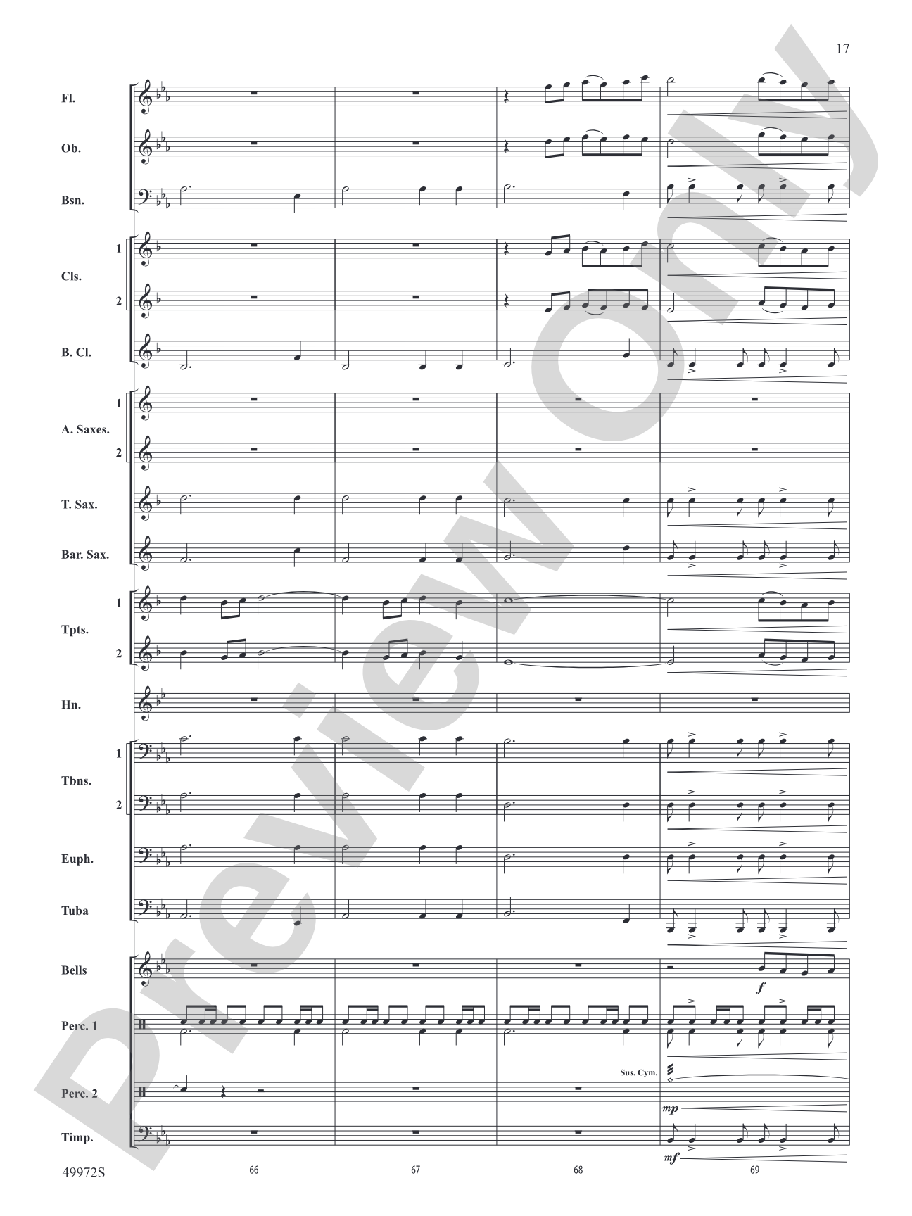 Run Toward the Sky: Concert Band Conductor Score & Parts