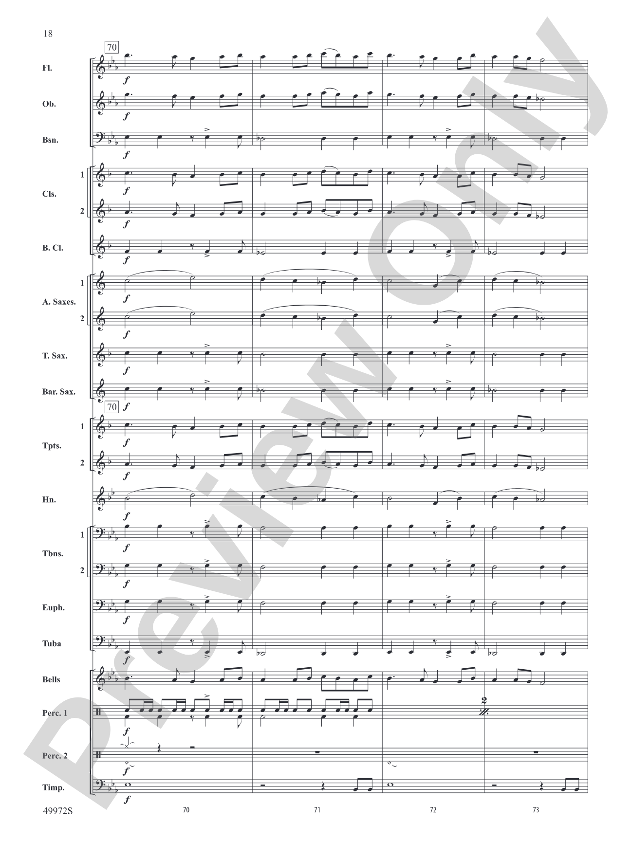 Run Toward the Sky: Concert Band Conductor Score & Parts