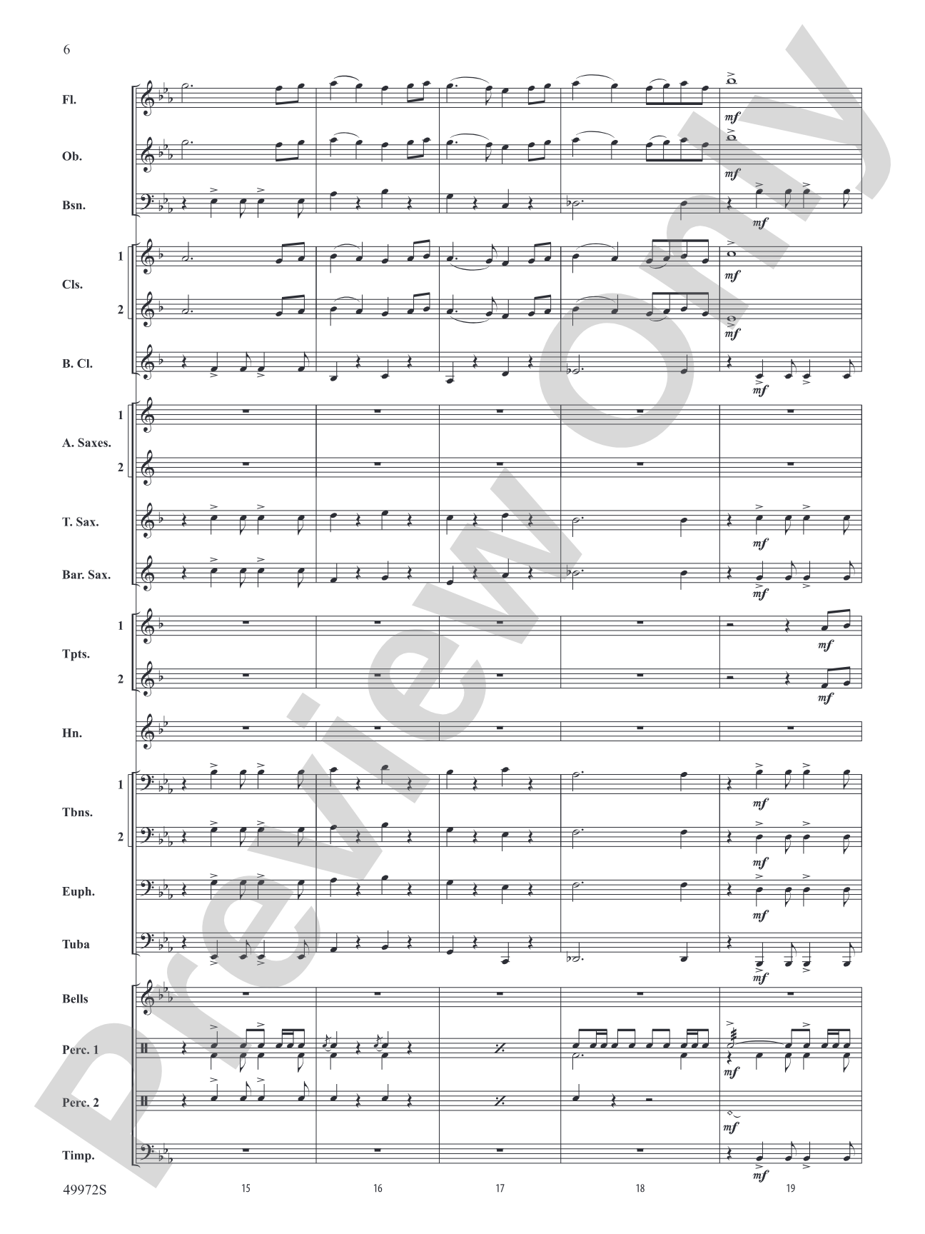 Run Toward the Sky: Concert Band Conductor Score & Parts