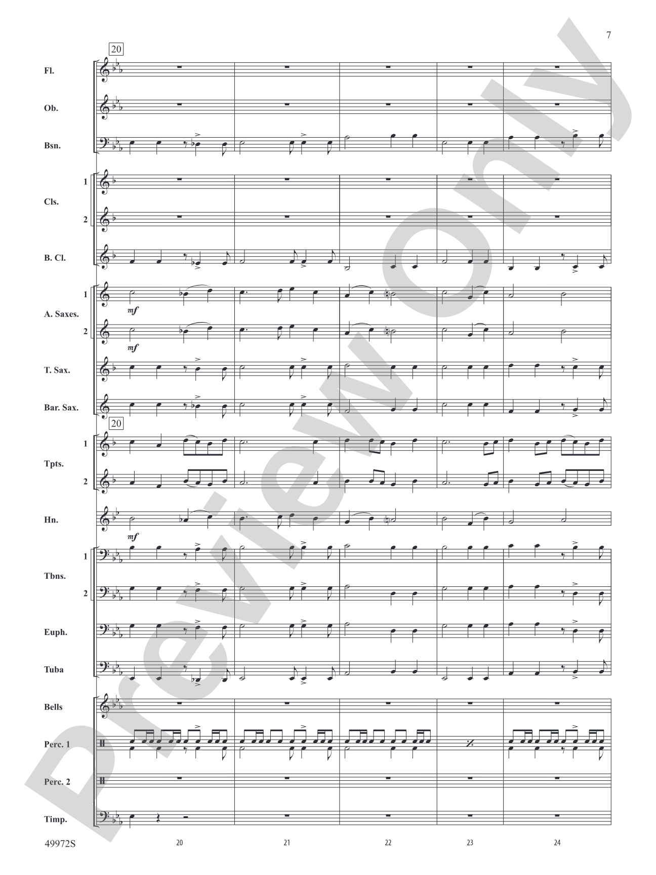Run Toward the Sky: Concert Band Conductor Score & Parts