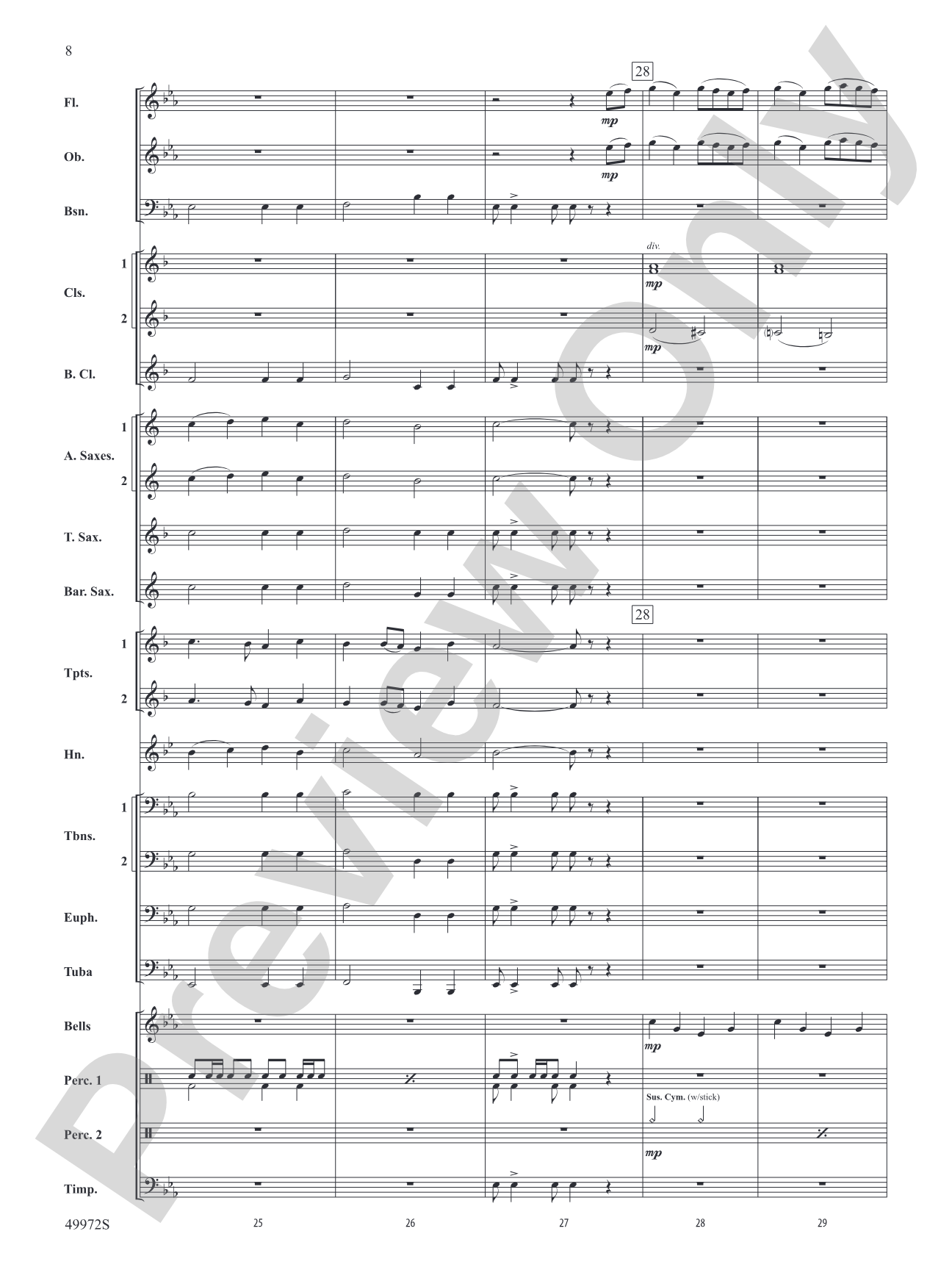 Run Toward the Sky: Concert Band Conductor Score & Parts