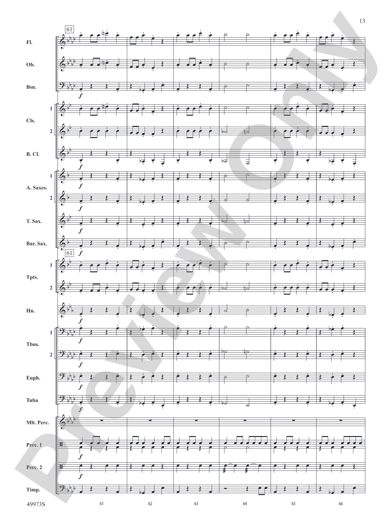Prairie Dance: Concert Band Conductor Score & Parts