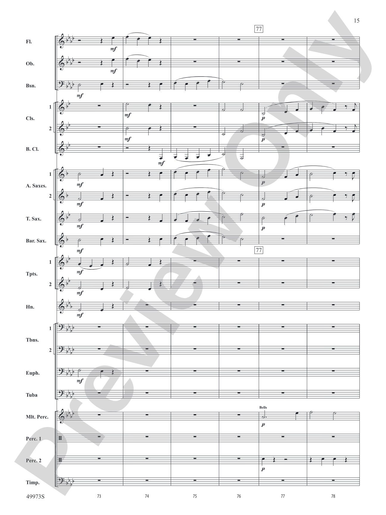Prairie Dance: Concert Band Conductor Score & Parts