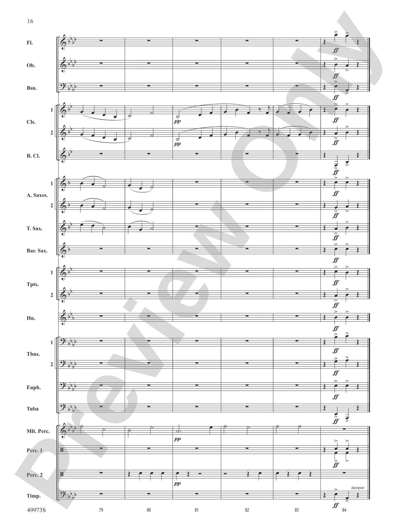 Prairie Dance: Concert Band Conductor Score & Parts