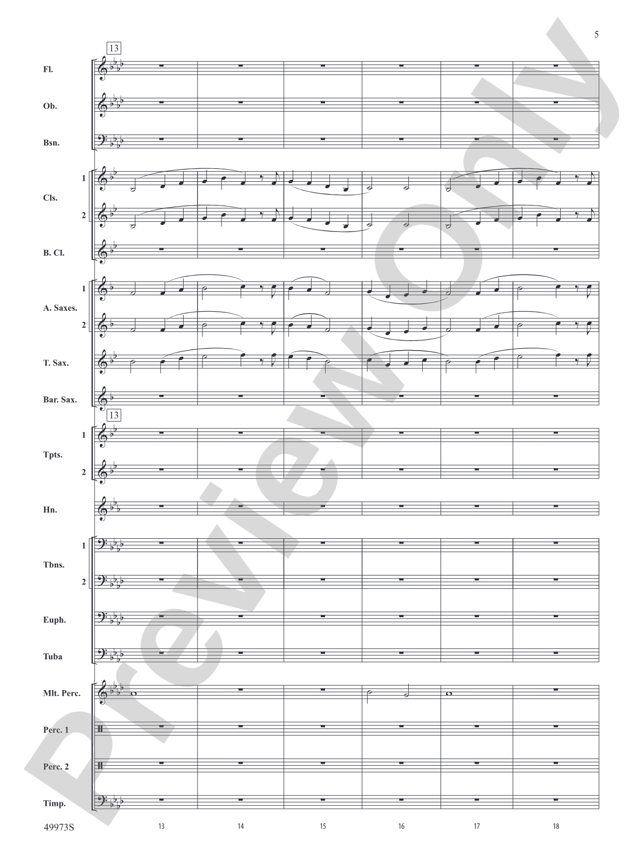 Prairie Dance: Concert Band Conductor Score & Parts