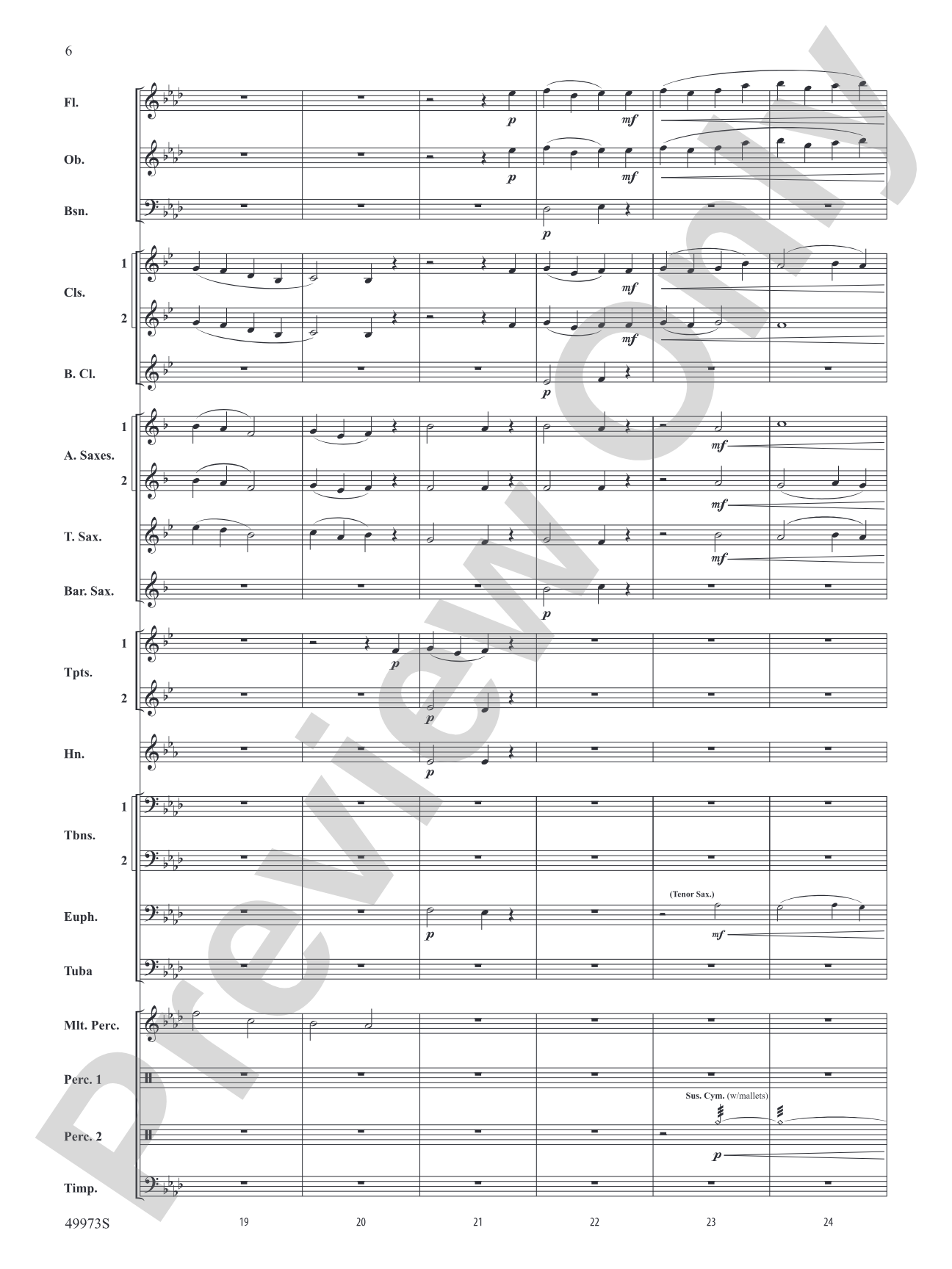 Prairie Dance: Concert Band Conductor Score & Parts