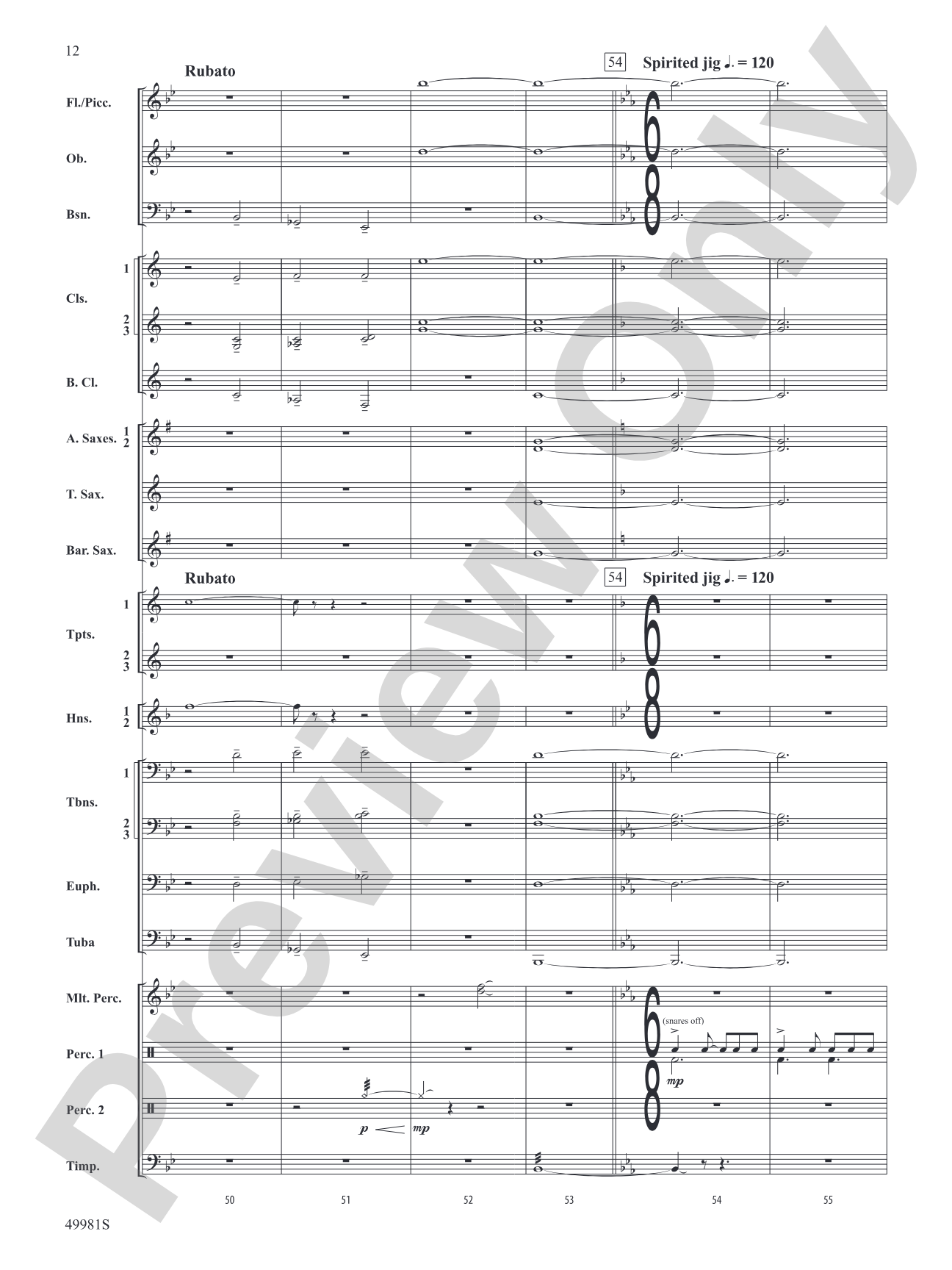 The Celts of County Clare: Concert Band Conductor Score & Parts