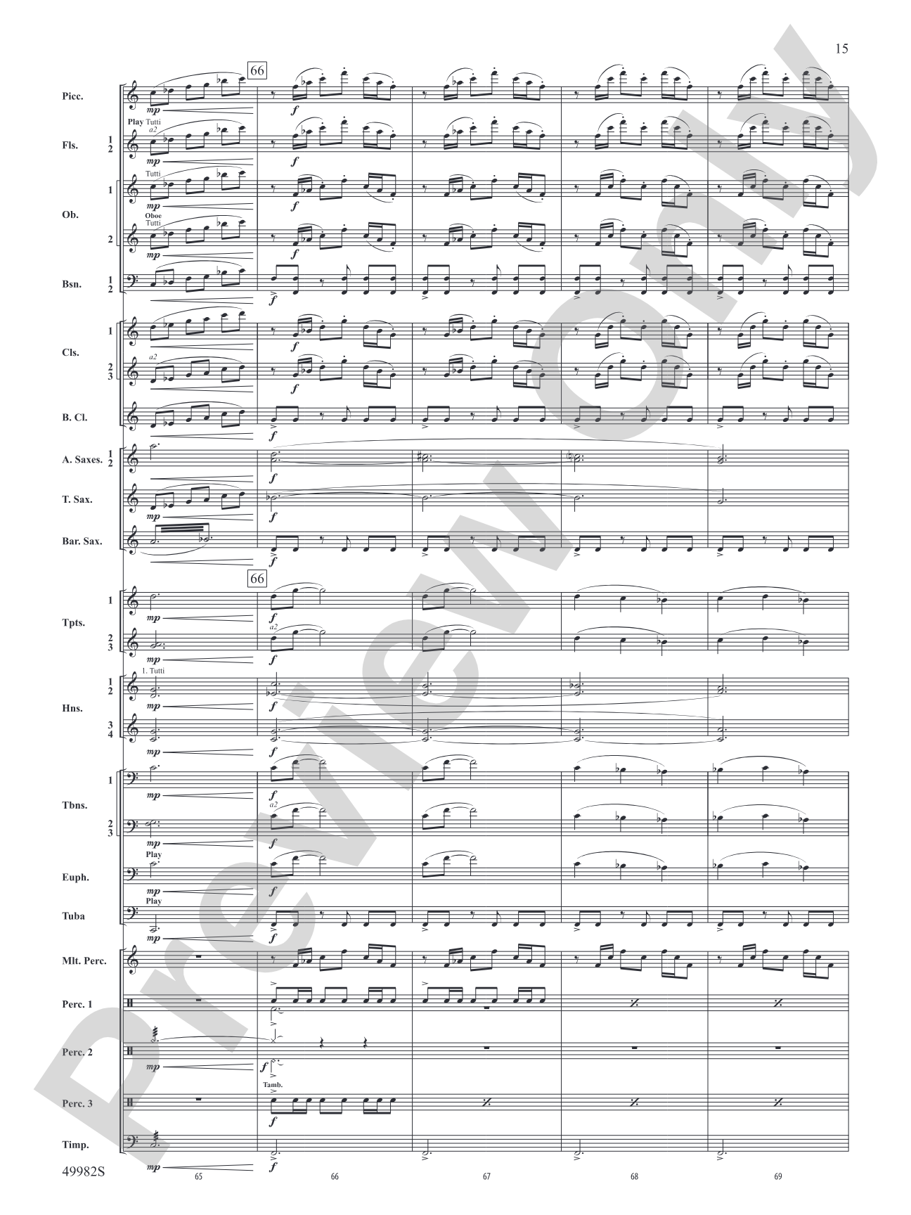 Midnight Ride: Concert Band Conductor Score & Parts