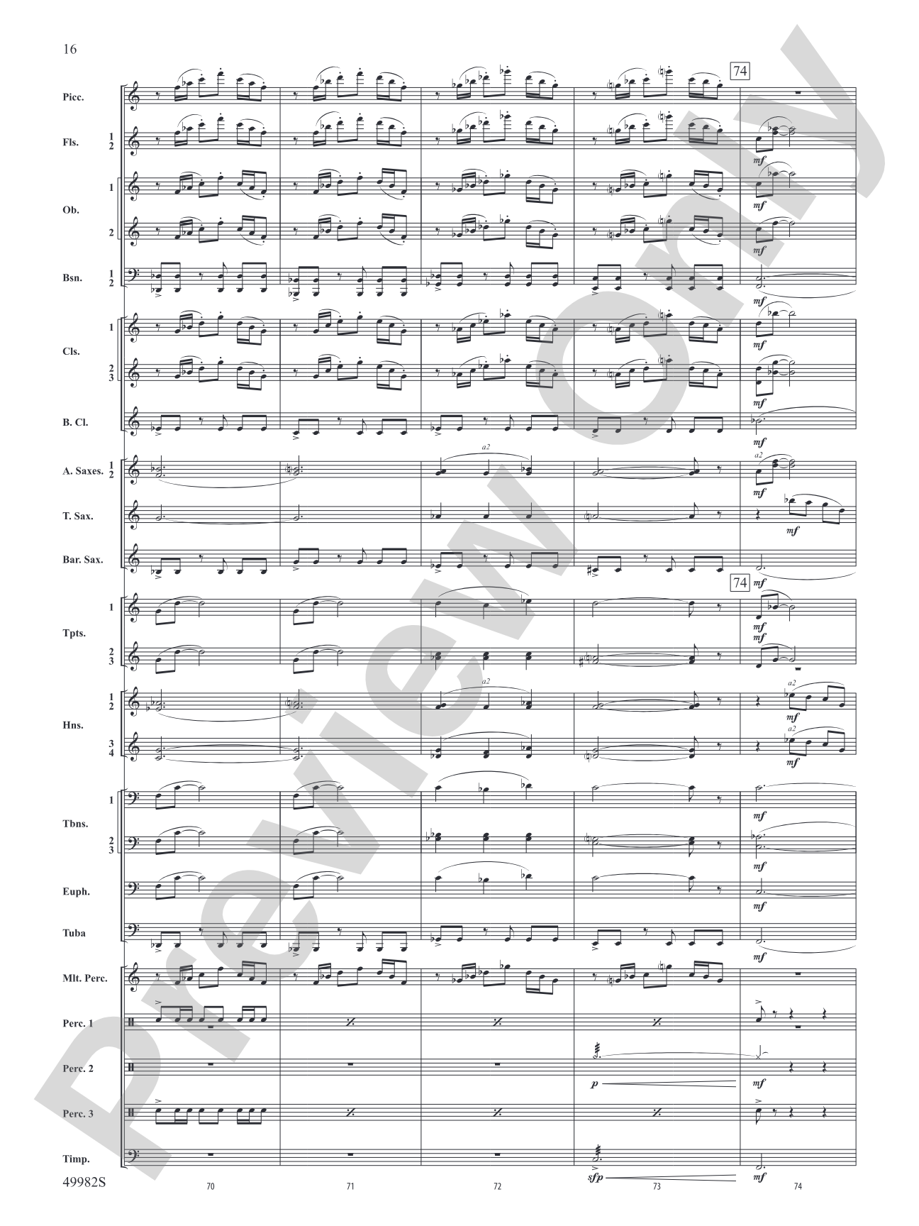 Midnight Ride: Concert Band Conductor Score & Parts