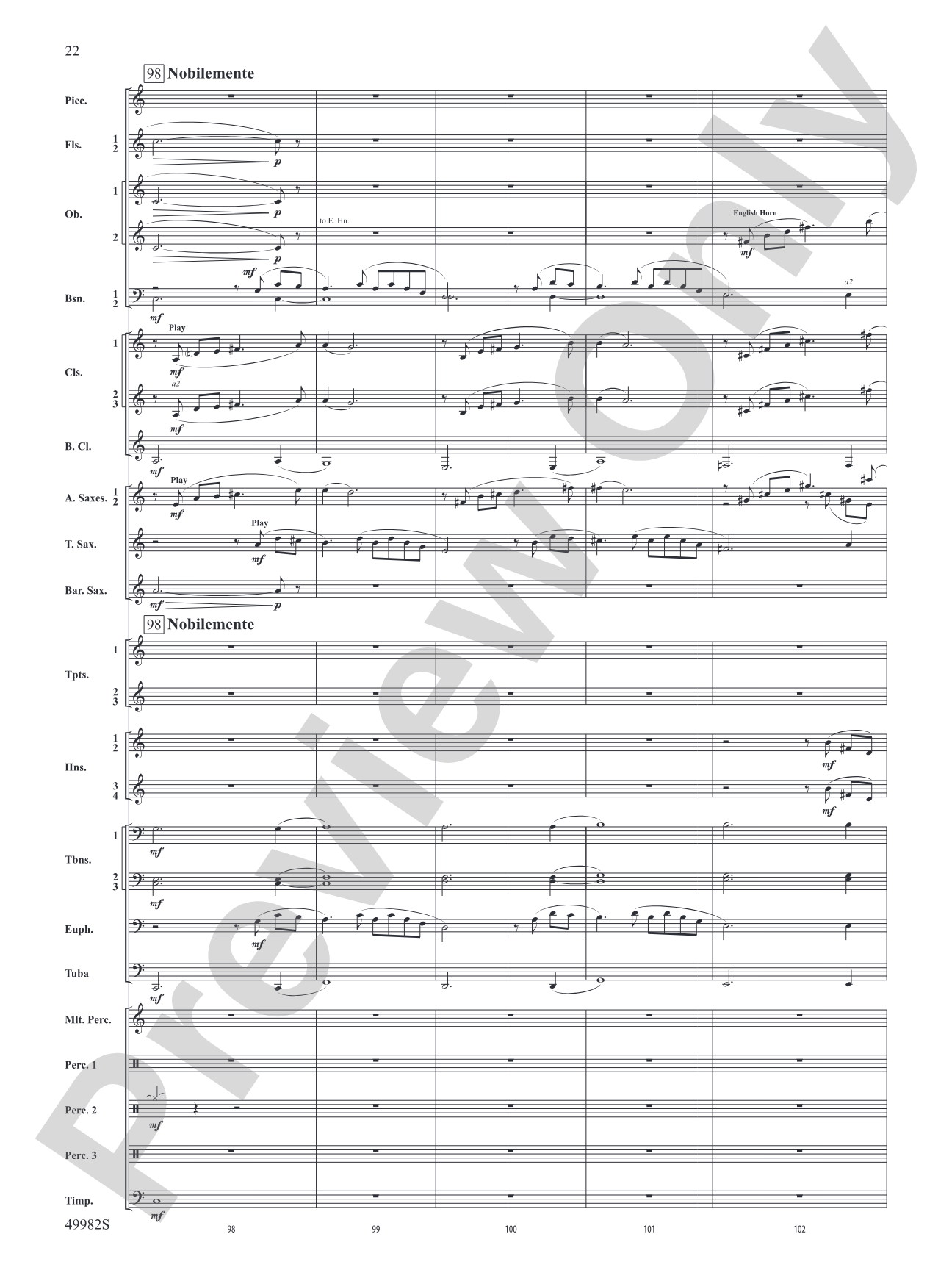 Midnight Ride: Concert Band Conductor Score & Parts