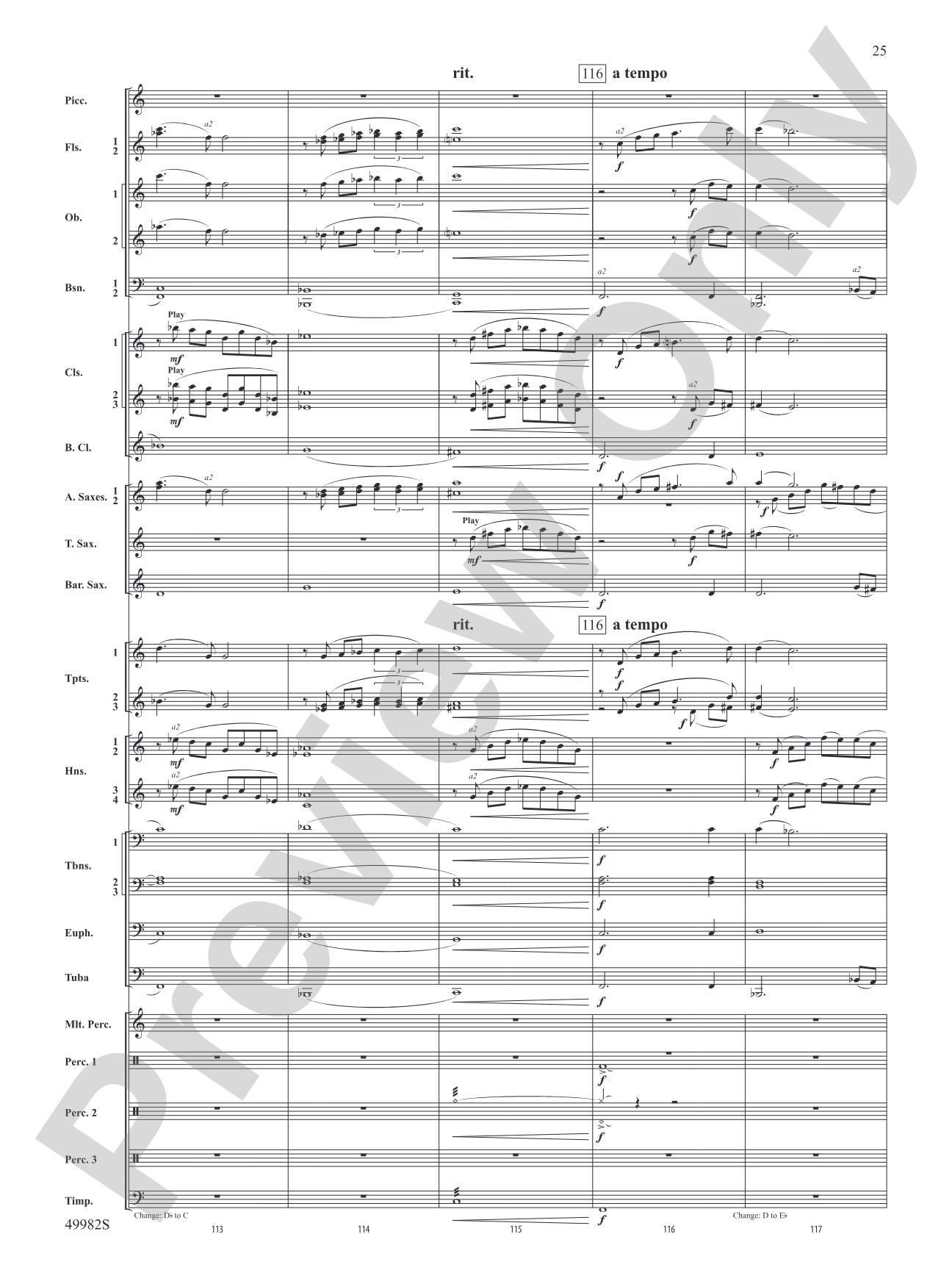 Midnight Ride: Concert Band Conductor Score & Parts