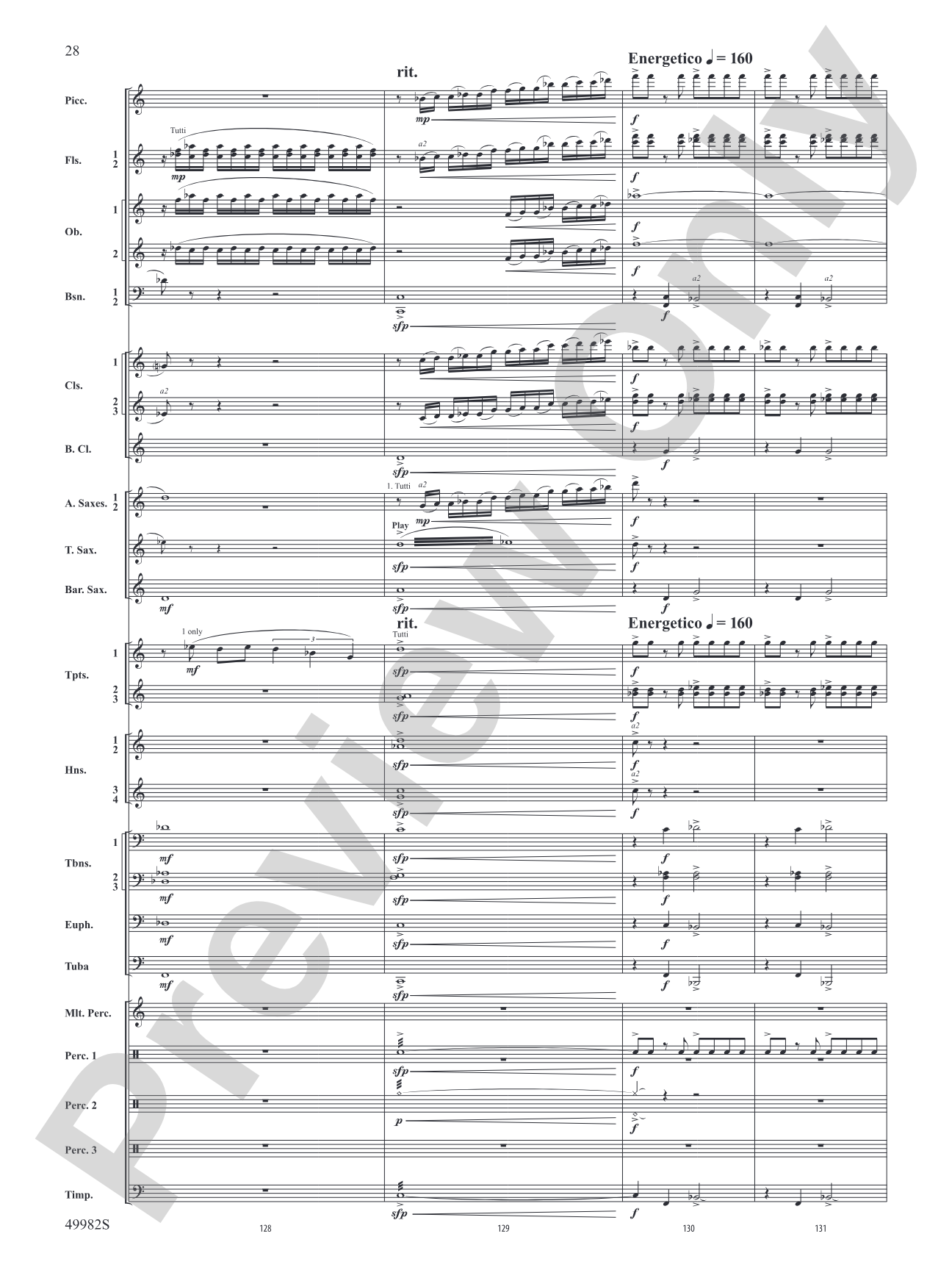 Midnight Ride: Concert Band Conductor Score & Parts