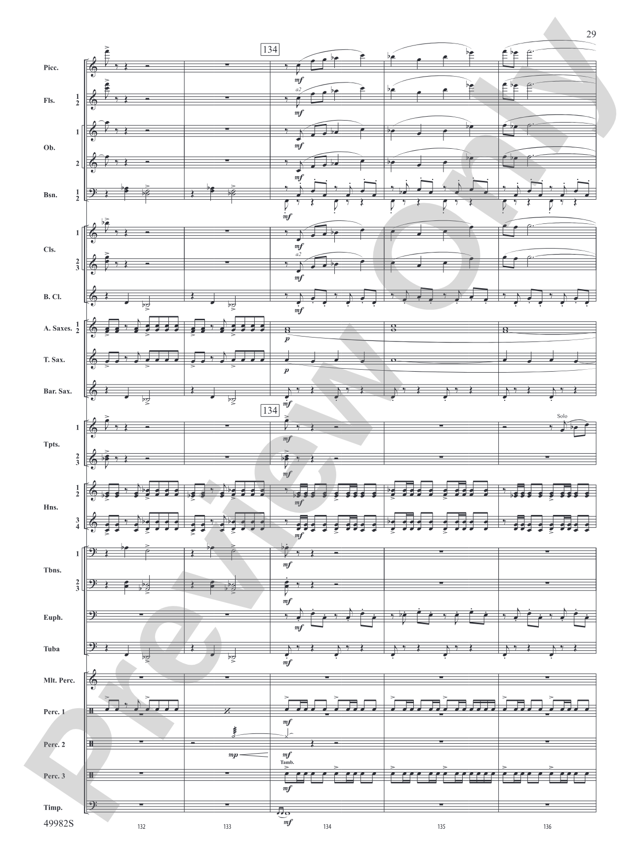 Midnight Ride: Concert Band Conductor Score & Parts