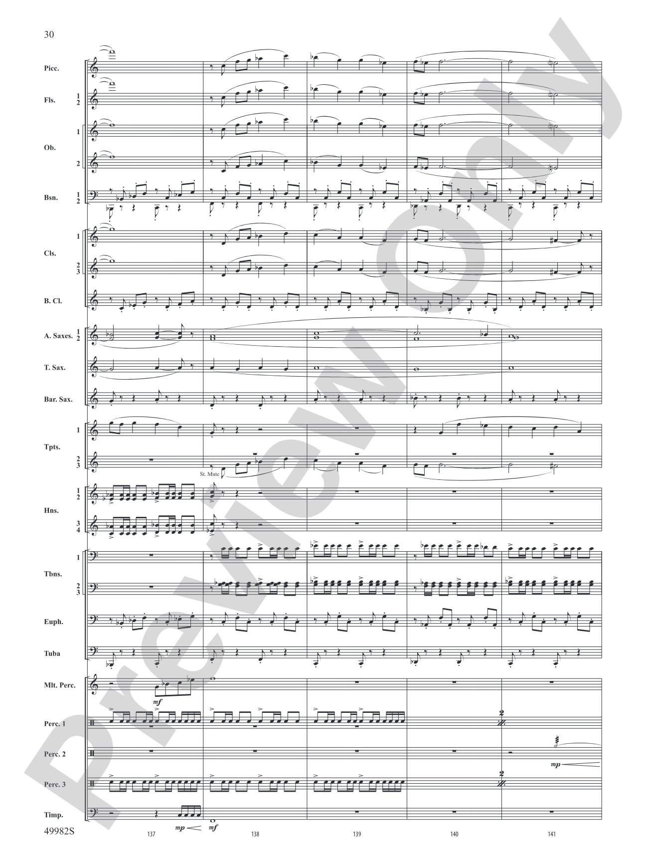 Midnight Ride: Concert Band Conductor Score & Parts