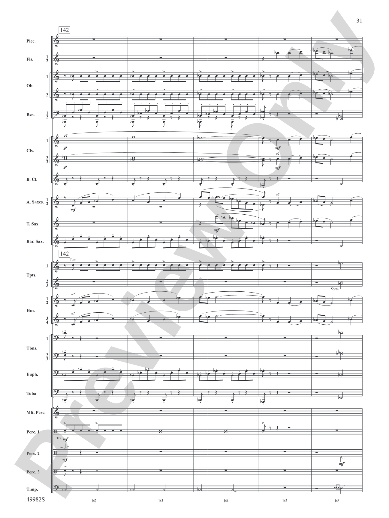 Midnight Ride: Concert Band Conductor Score & Parts