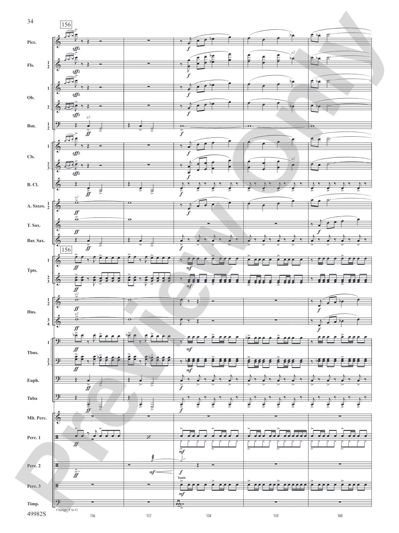 Midnight Ride: Concert Band Conductor Score & Parts