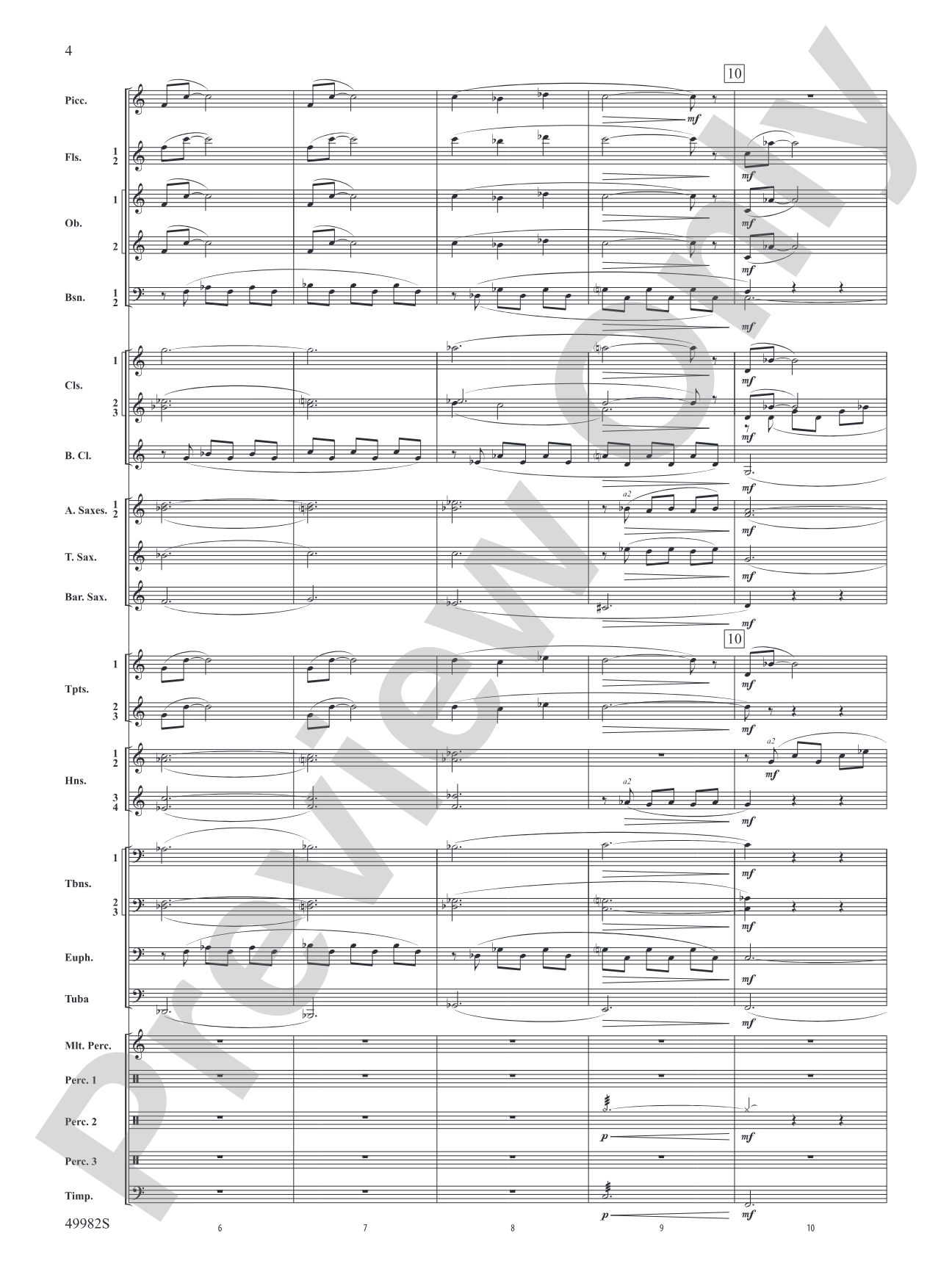 Midnight Ride: Concert Band Conductor Score & Parts