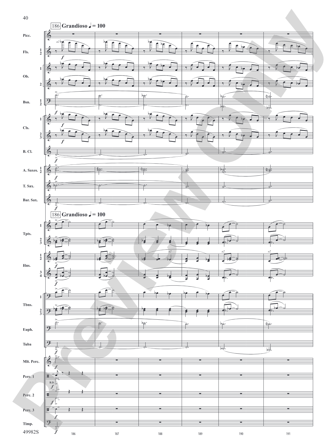 Midnight Ride: Concert Band Conductor Score & Parts