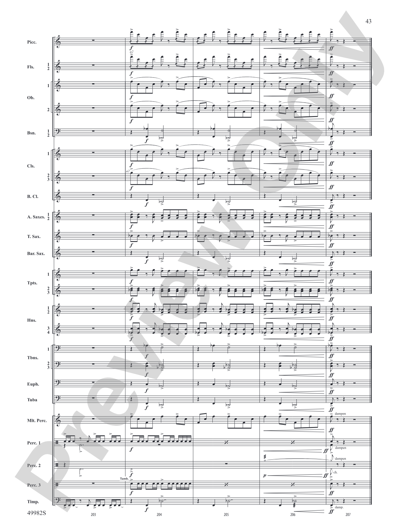 Midnight Ride: Concert Band Conductor Score & Parts